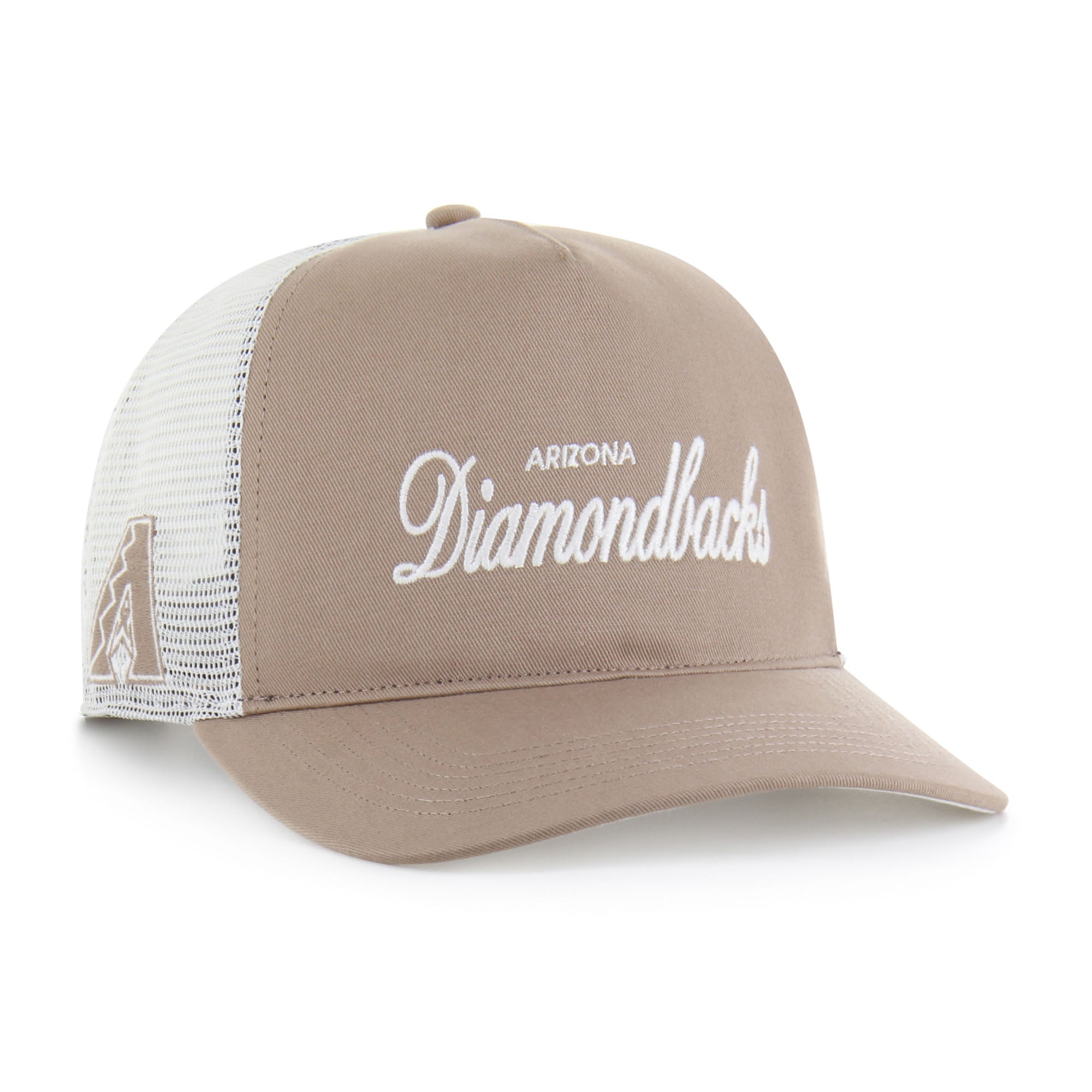 Men's '47  Brown Arizona Diamondbacks Foundational Mesh Hitch Adjustable Hat