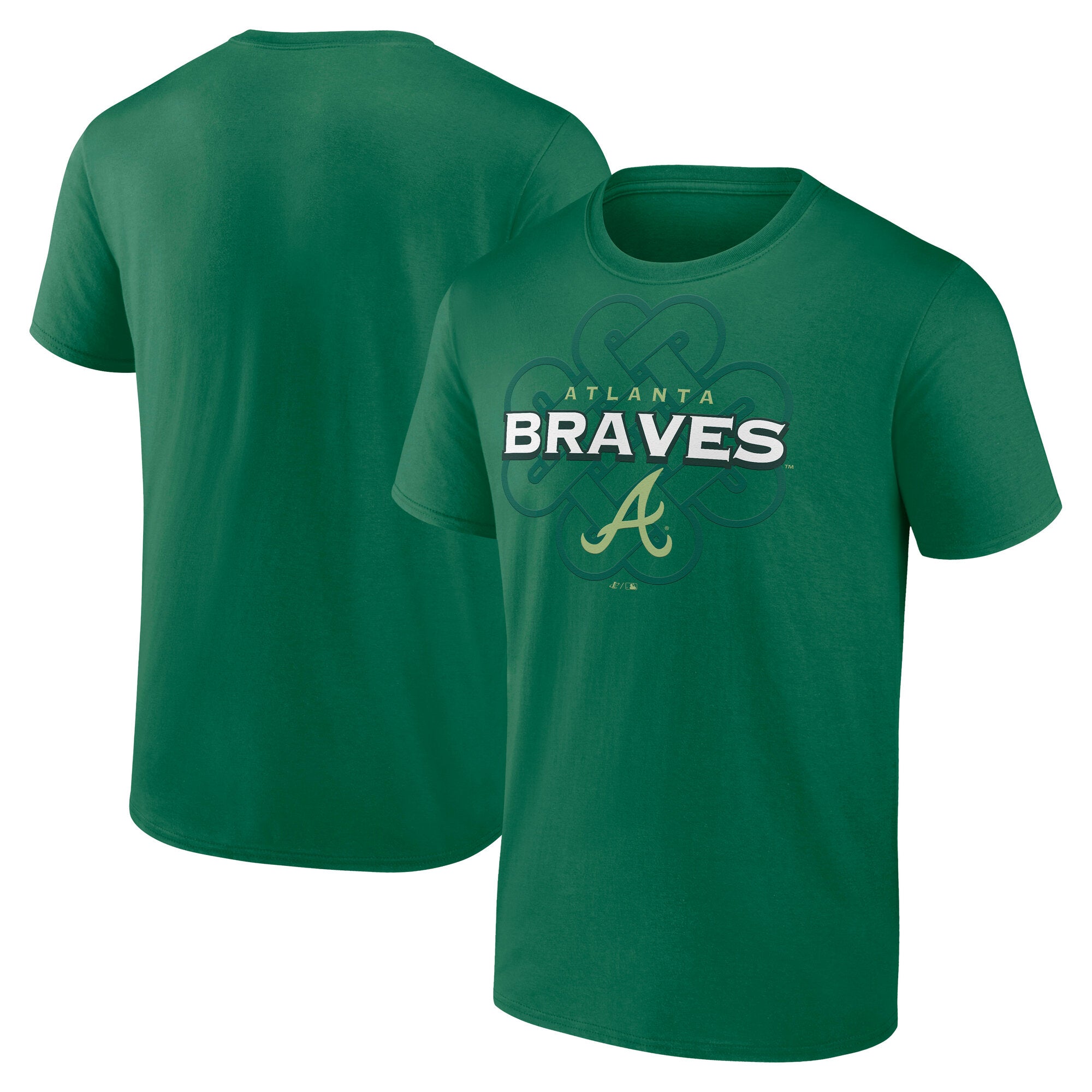 Men's Profile Kelly Green Atlanta Braves Big & Tall Celtic T-Shirt