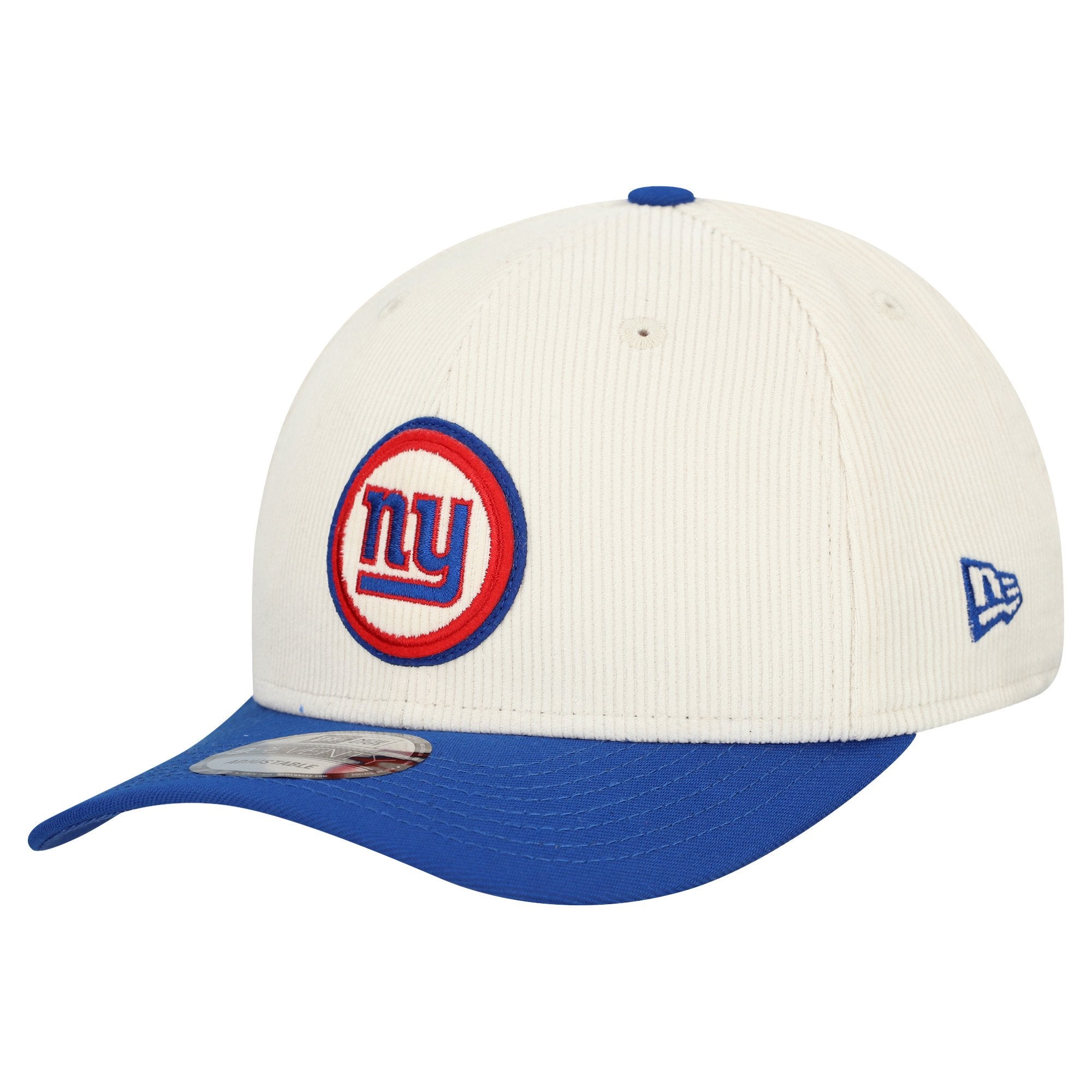 Men's New Era  Stone New York Giants  Loyal Corduroy 9SEVENTY Adjustable Hat