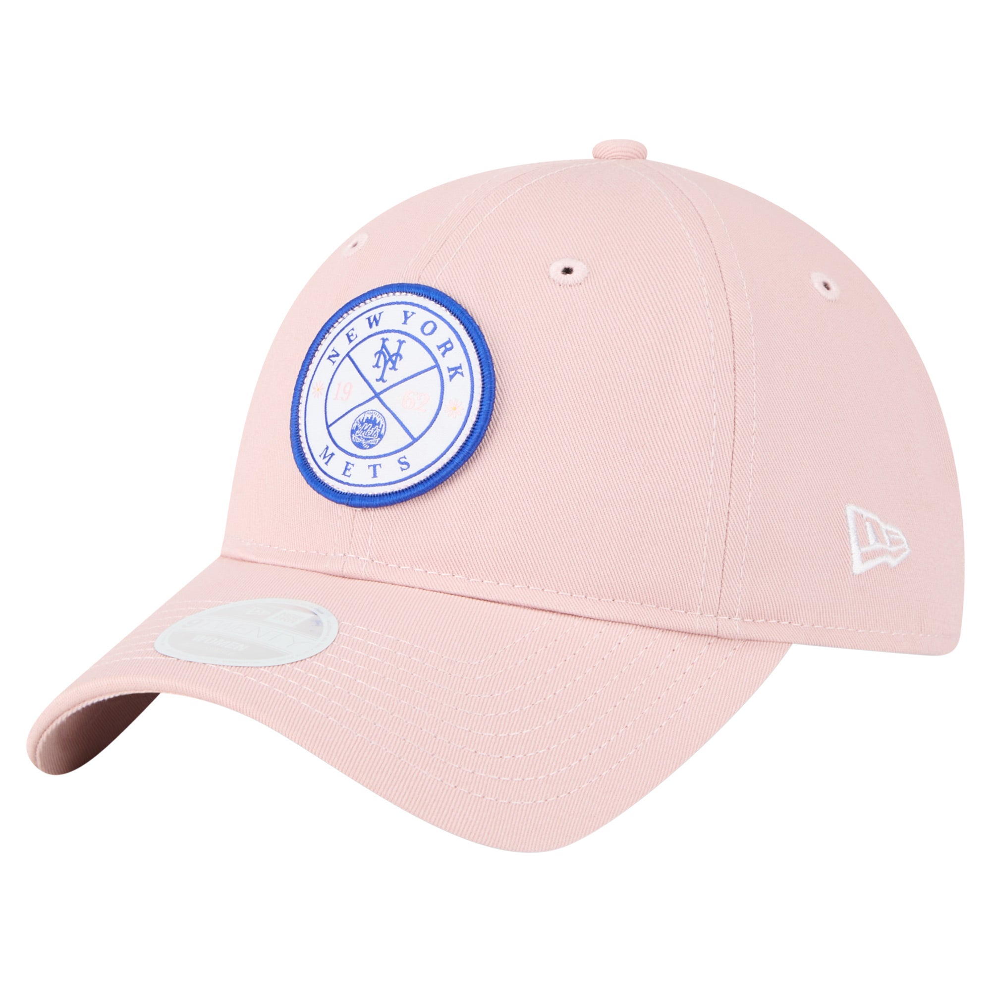 Women's New Era Pink New York Mets Bloom 9TWENTY Adjustable Hat