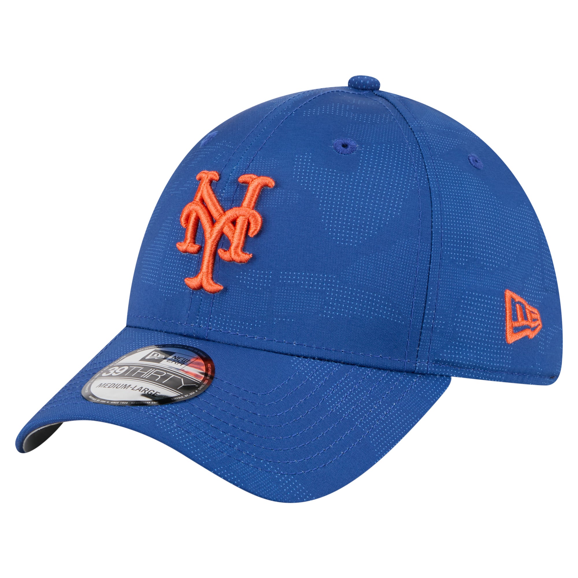 Men's New Era Royal New York Mets Tonal Camo 39THIRTY Flex Hat