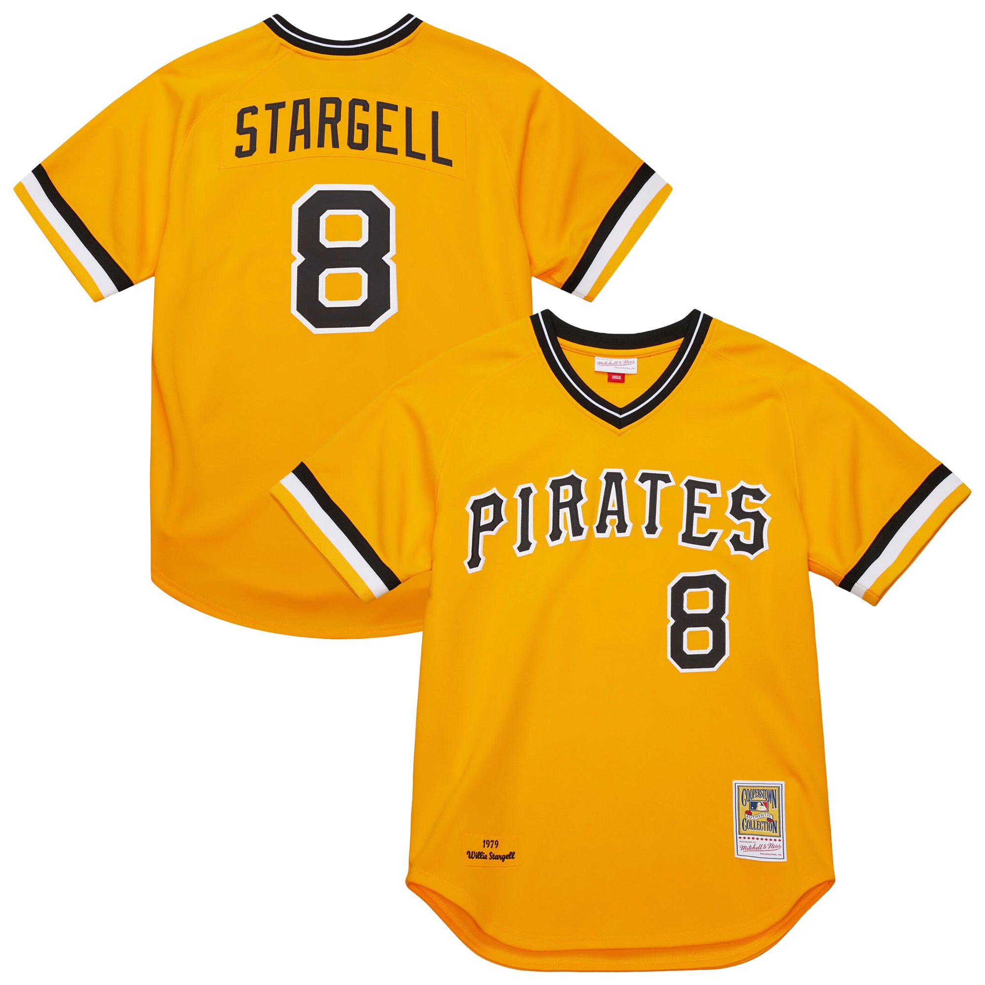 Men's Mitchell & Ness Willie Stargell Gold Pittsburgh Pirates 1979 Throwback Authentic Jersey
