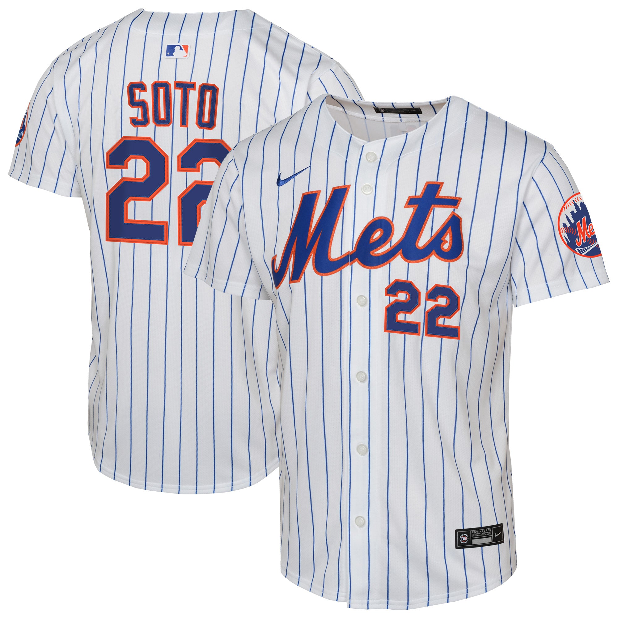 Youth Nike Juan Soto White New York Mets Home Limited Player Jersey