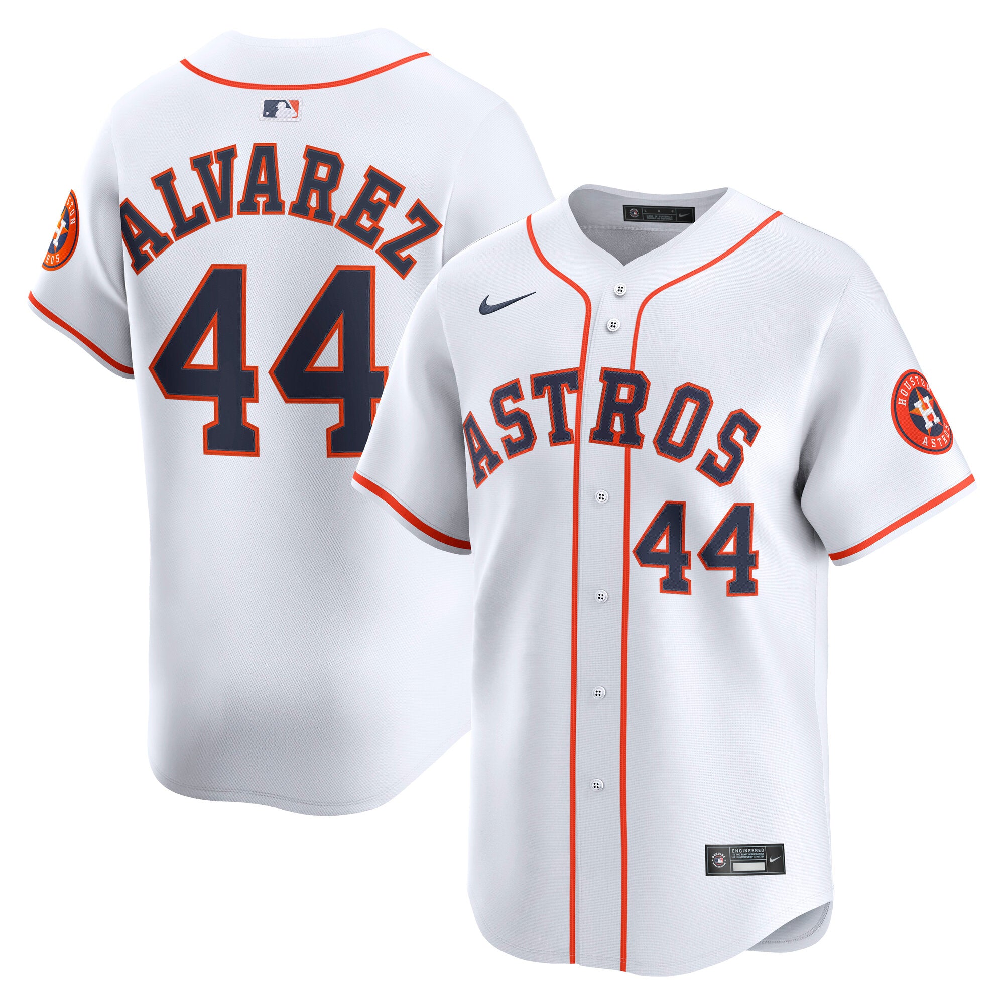 Men's Nike Yordan Alvarez White Houston Astros Home Limited Player Jersey