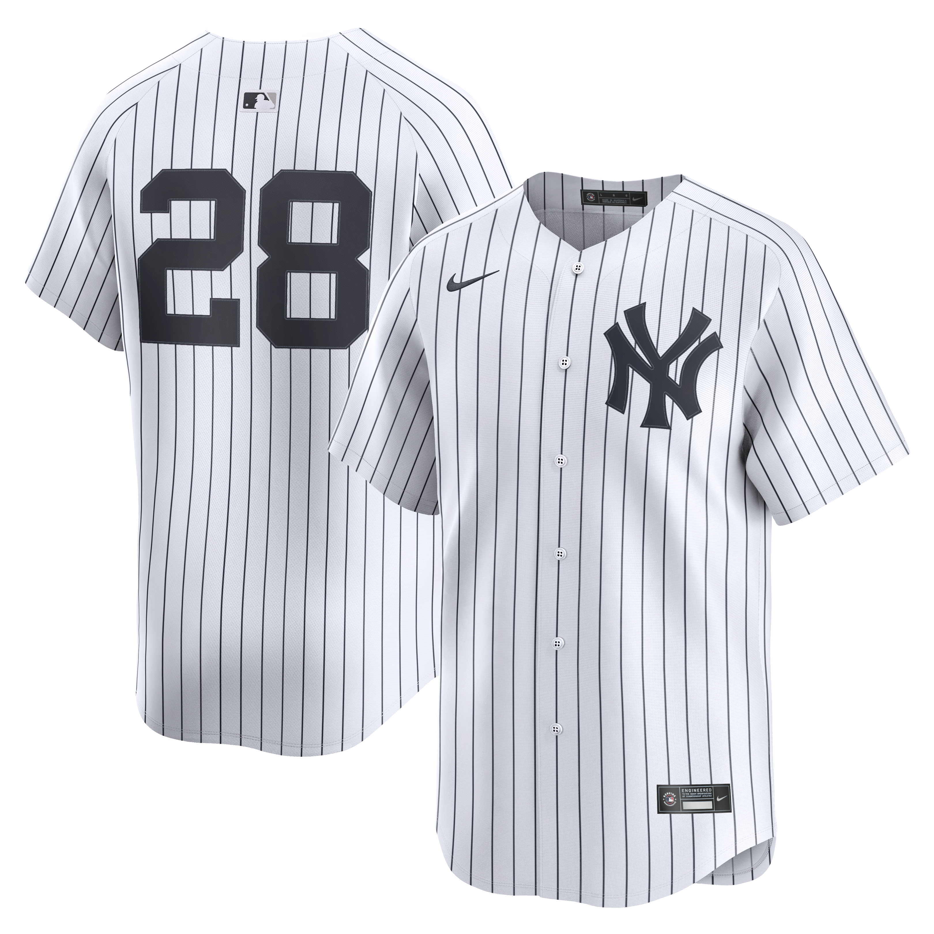 Men's Nike Austin Wells White New York Yankees Home Limited Player Jersey