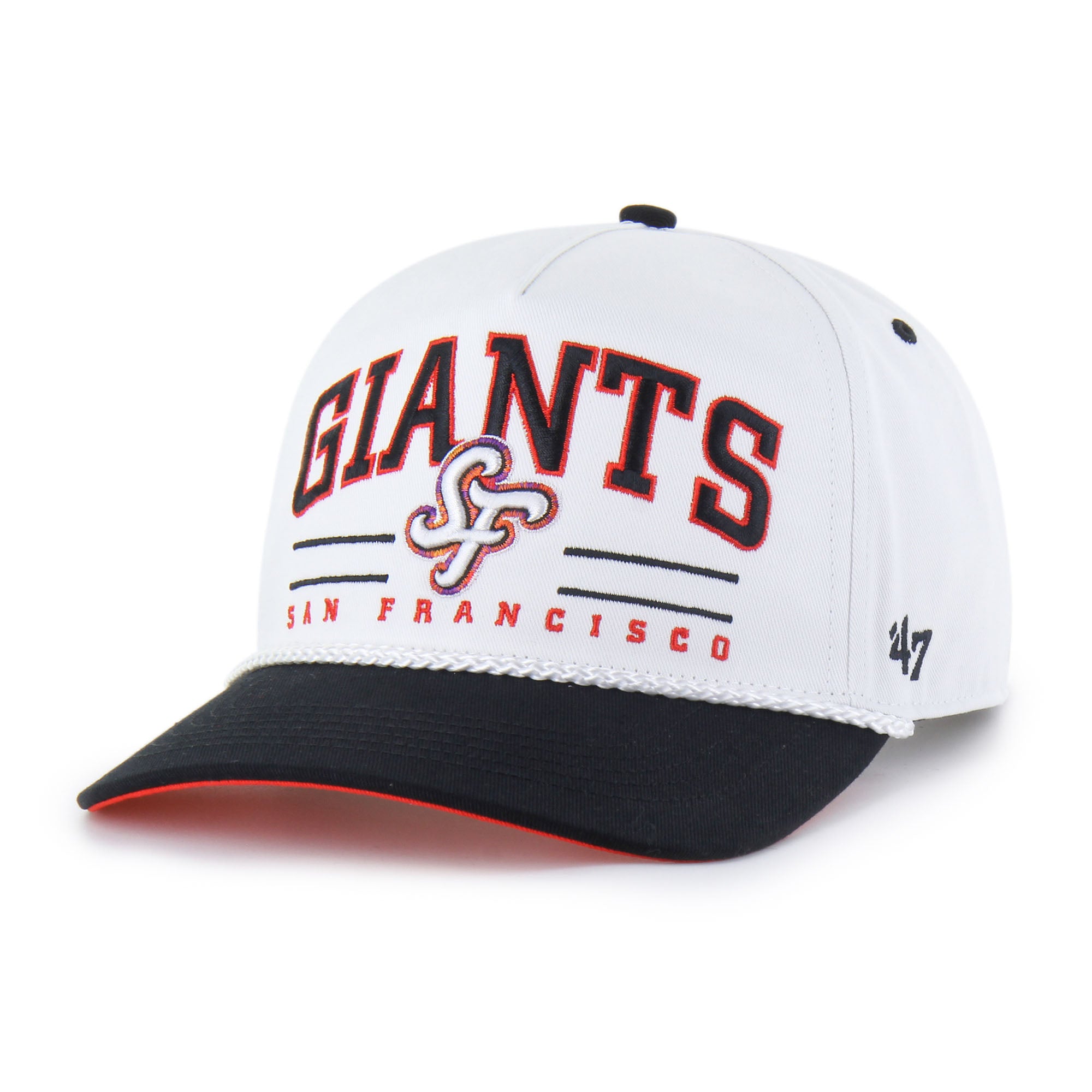 Men's '47  White San Francisco Giants City Connect Roscoe Hitch Adjustable Hat