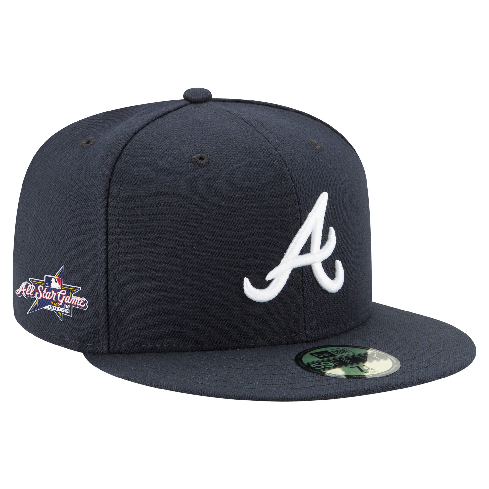 Men's New Era Navy Atlanta Braves 2025 MLB All-Star Game 59FIFTY Fitted Hat