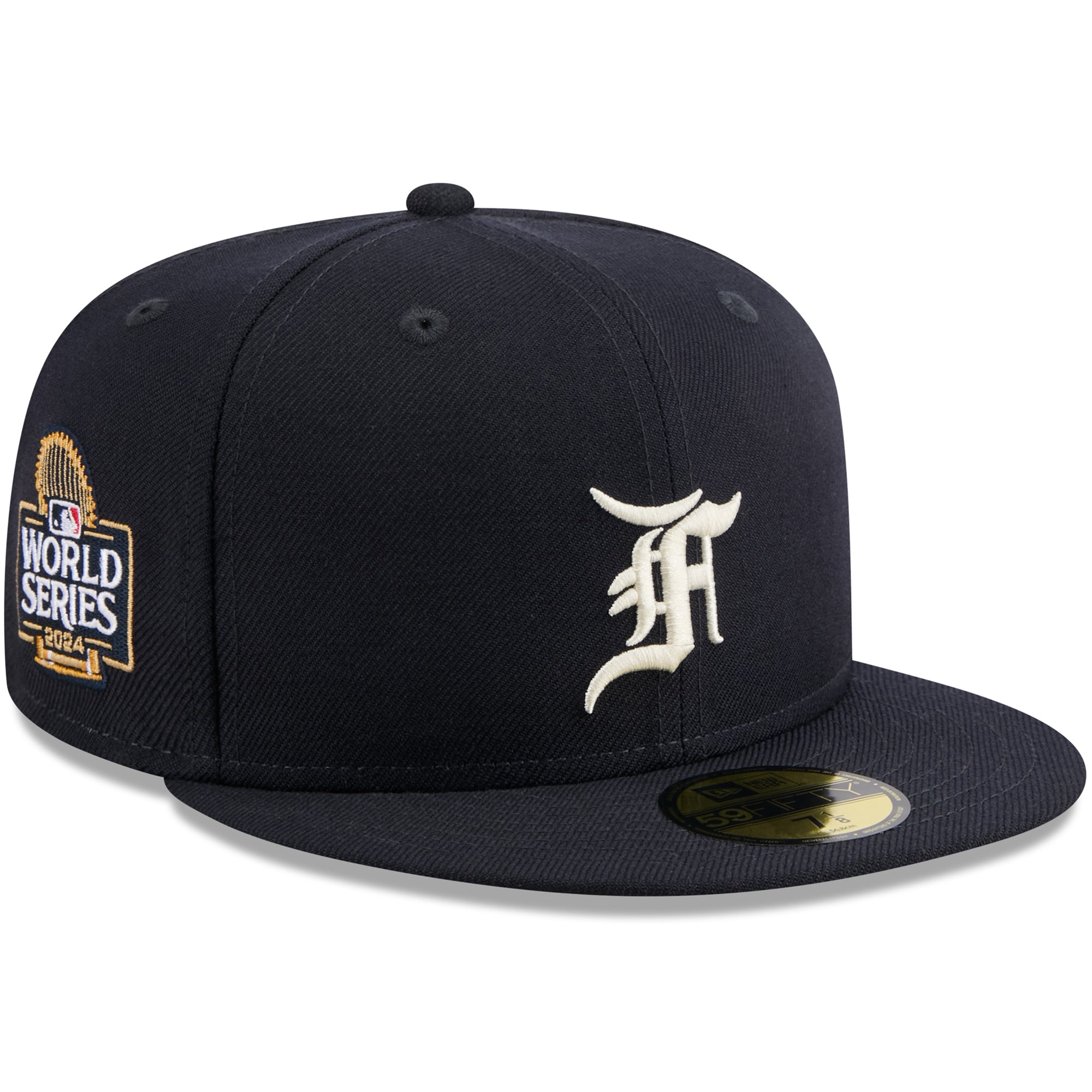 Men's New Era x Fear of God Navy New York Yankees 2024 World Series 59FIFTY Fitted Hat