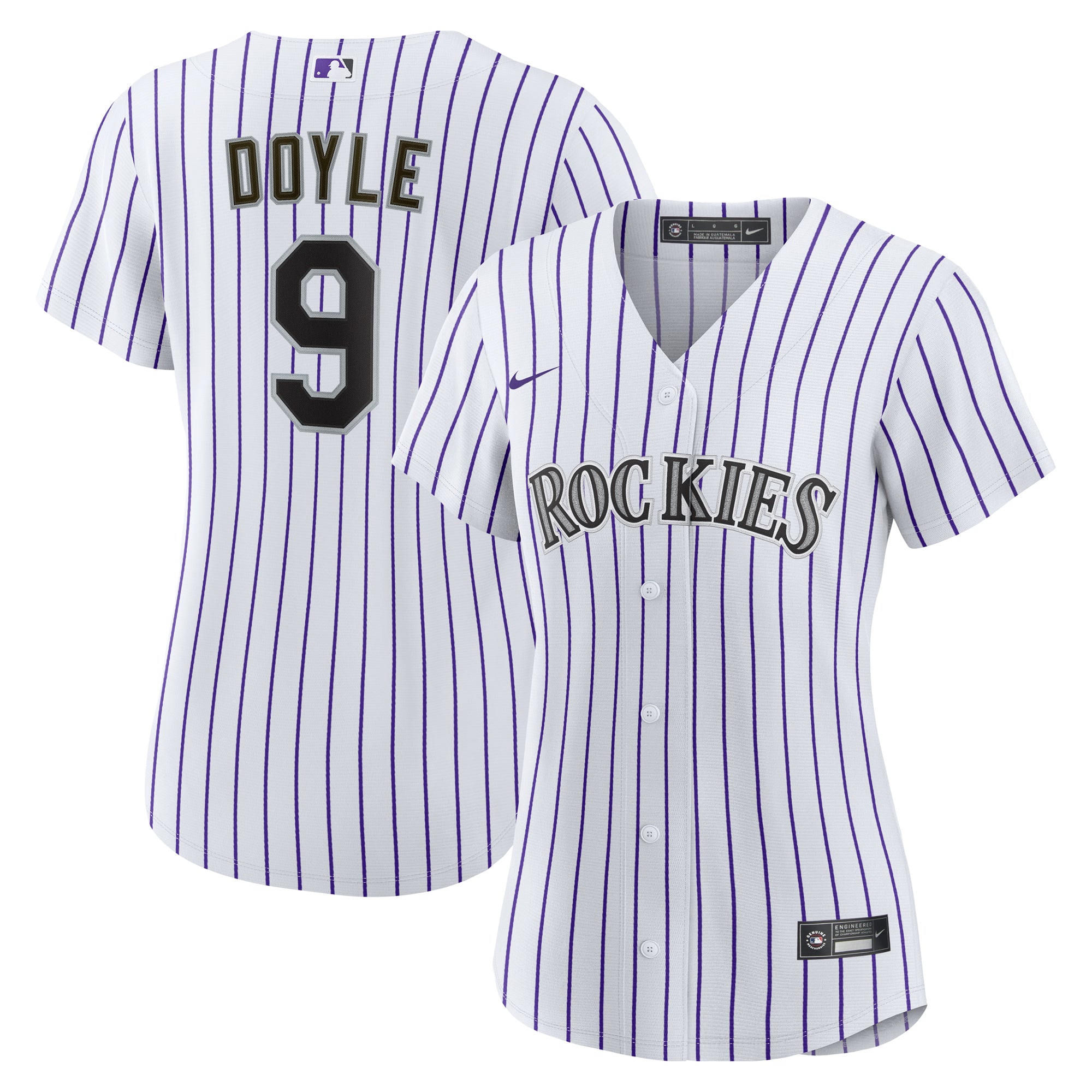 Women's Nike Brenton Doyle White Colorado Rockies Home Replica Jersey