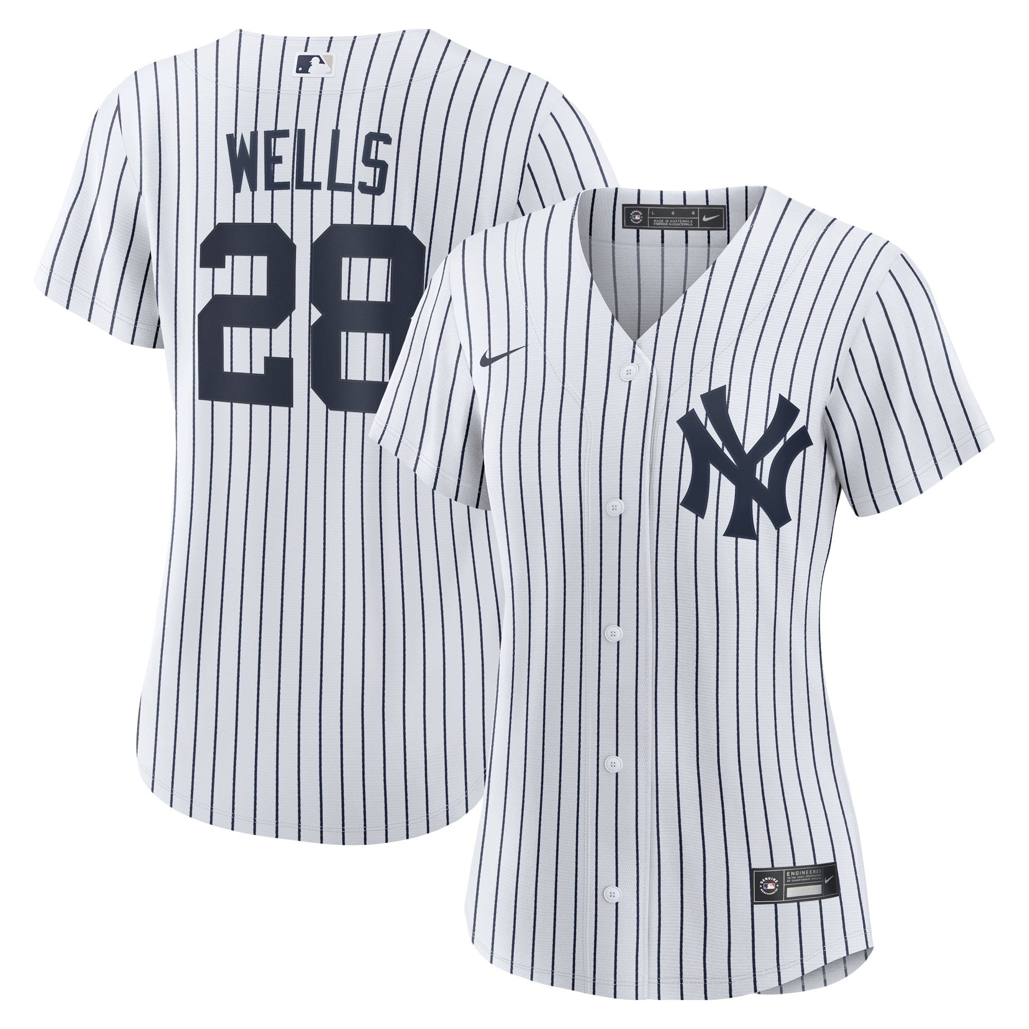 Women's Nike Austin Wells White New York Yankees Home Replica Jersey