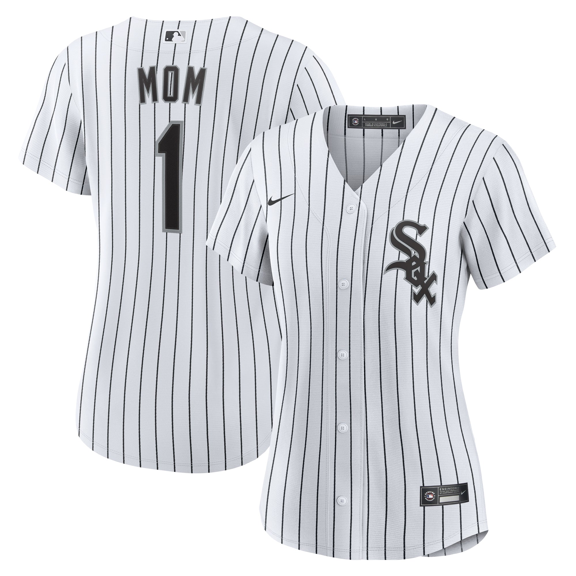 Women's Nike  White Chicago White Sox #1 Mom Home Replica Jersey
