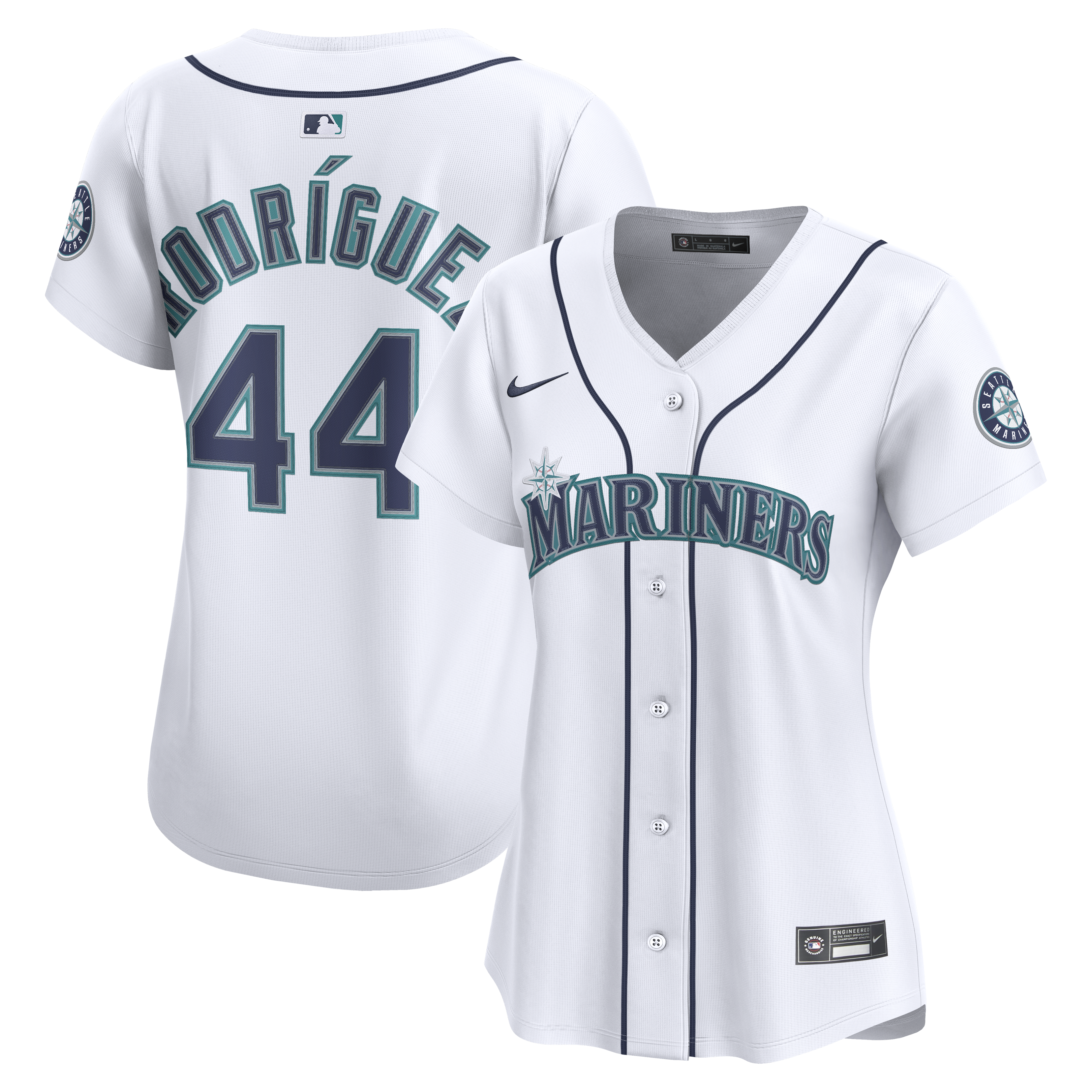 Women's Nike Julio Rodríguez White Seattle Mariners Home Limited Jersey