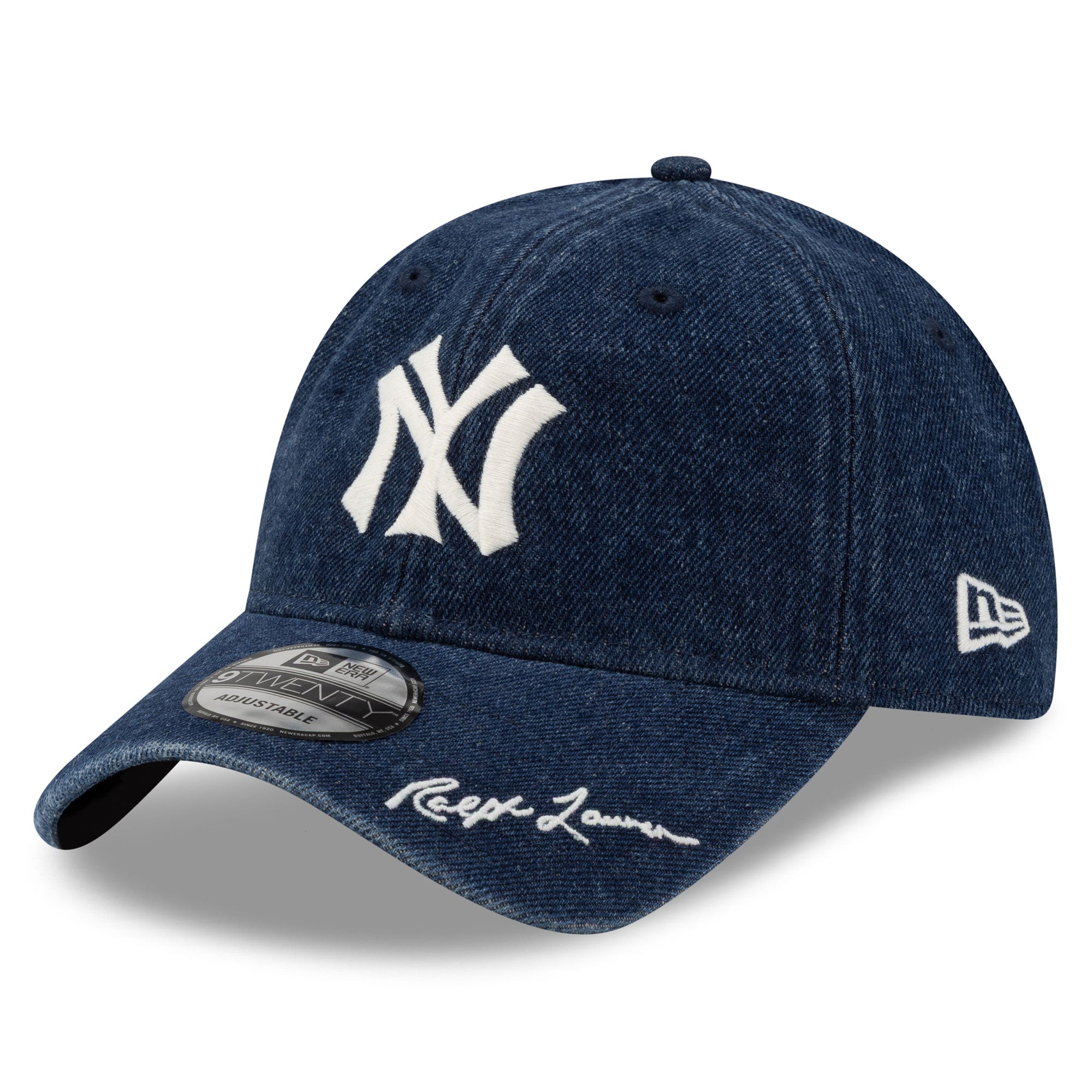 Men's New Era x Ralph Lauren Navy New York Yankees 9TWENTY Adjustable Hat