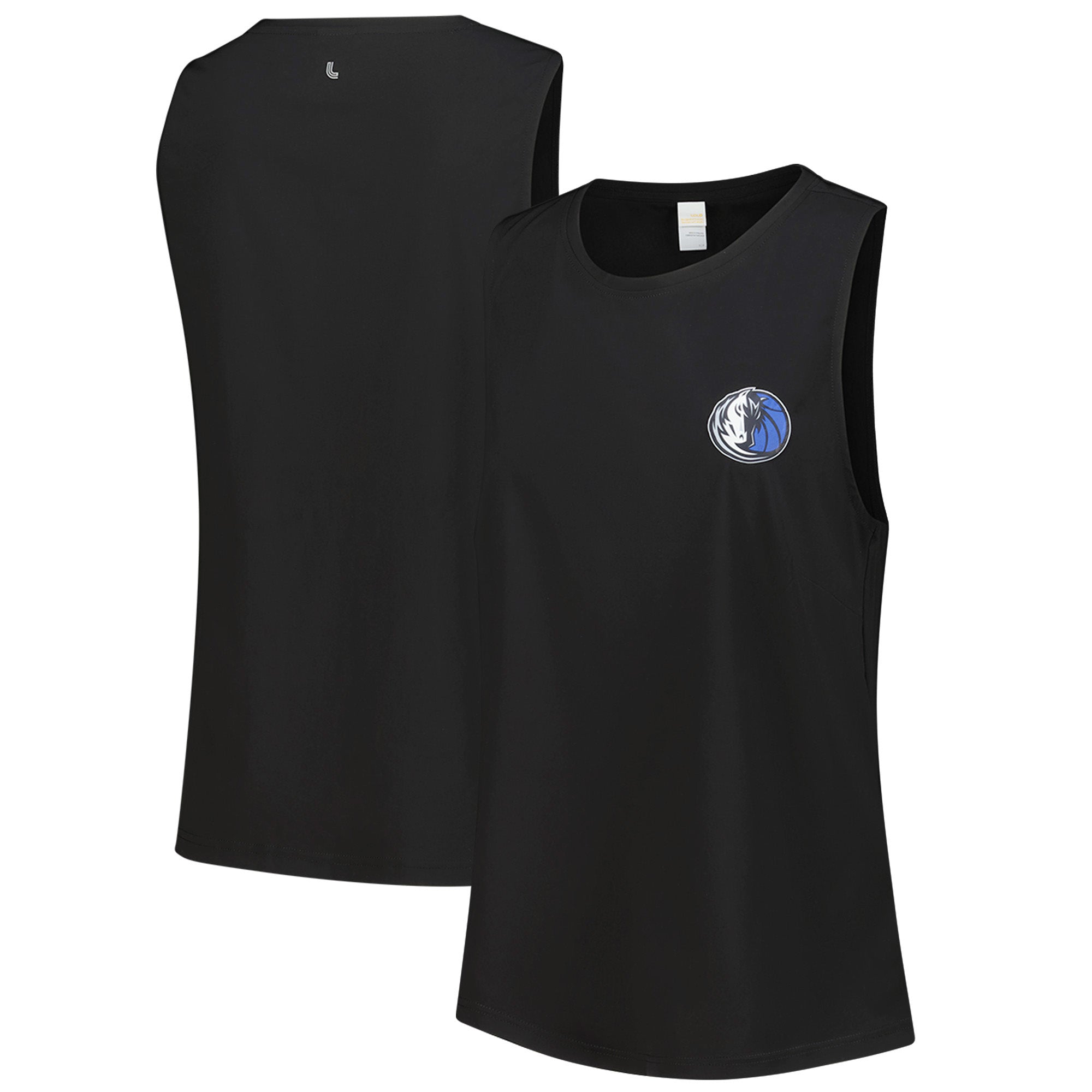 Women's Lolë Black Dallas Mavericks Olivie Tank Top