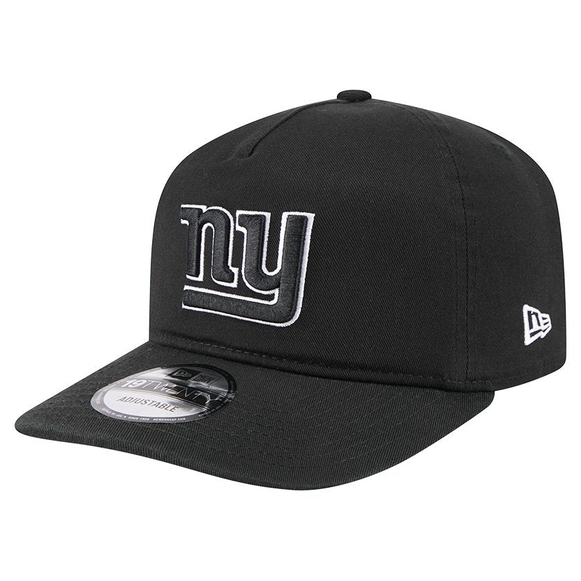 Men's New Era  Black/White New York Giants 19TWENTY Adjustable Hat