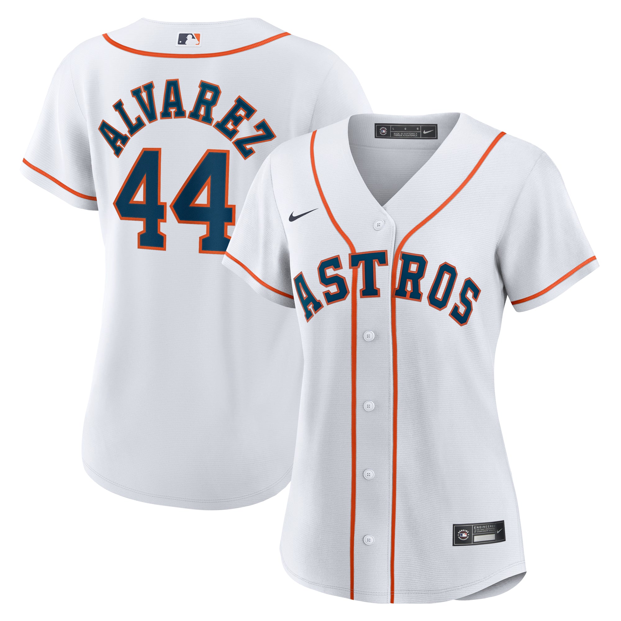 Women's Nike Yordan Alvarez White Houston Astros Home Replica Jersey