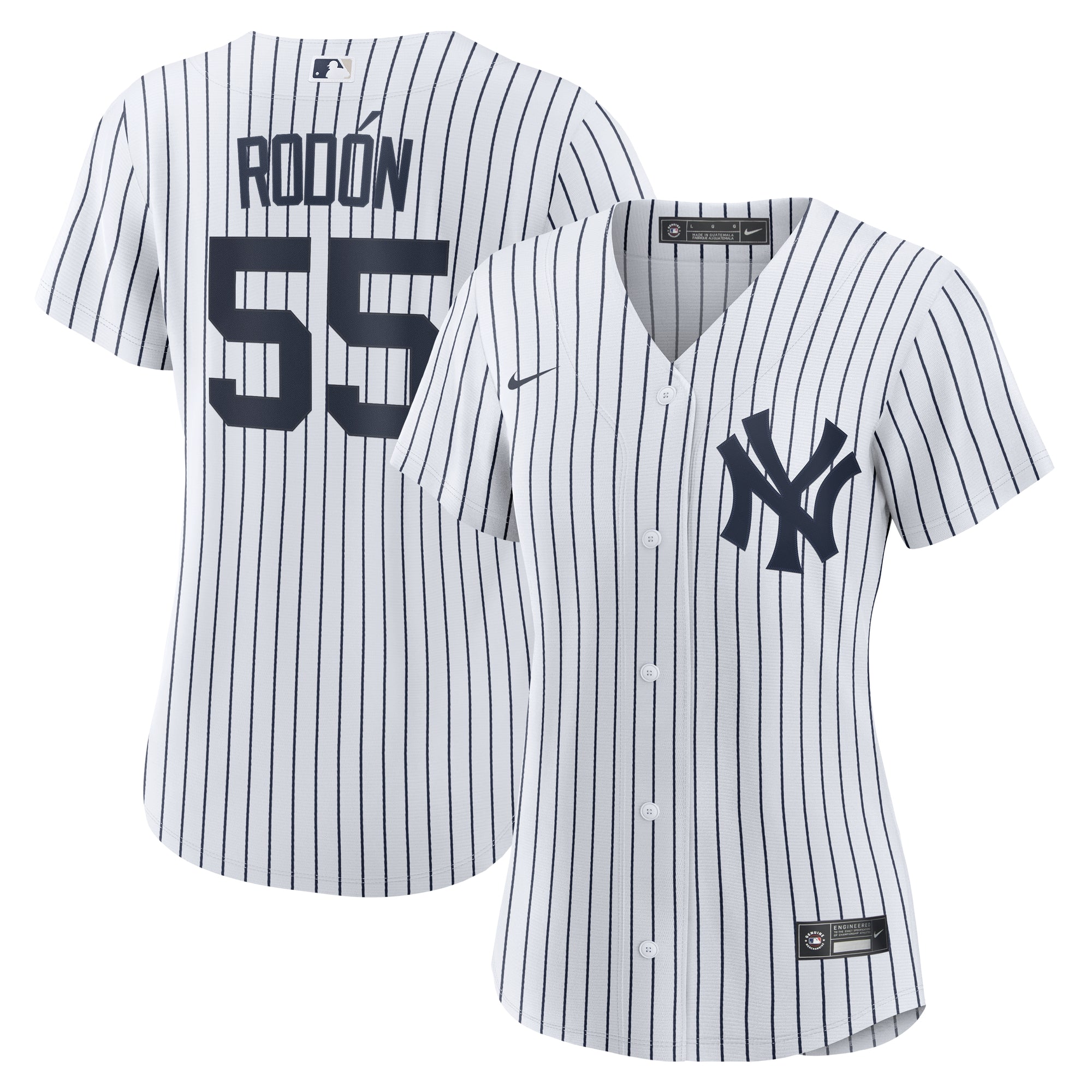 Women's Nike Carlos Rodon White New York Yankees Home Replica Jersey
