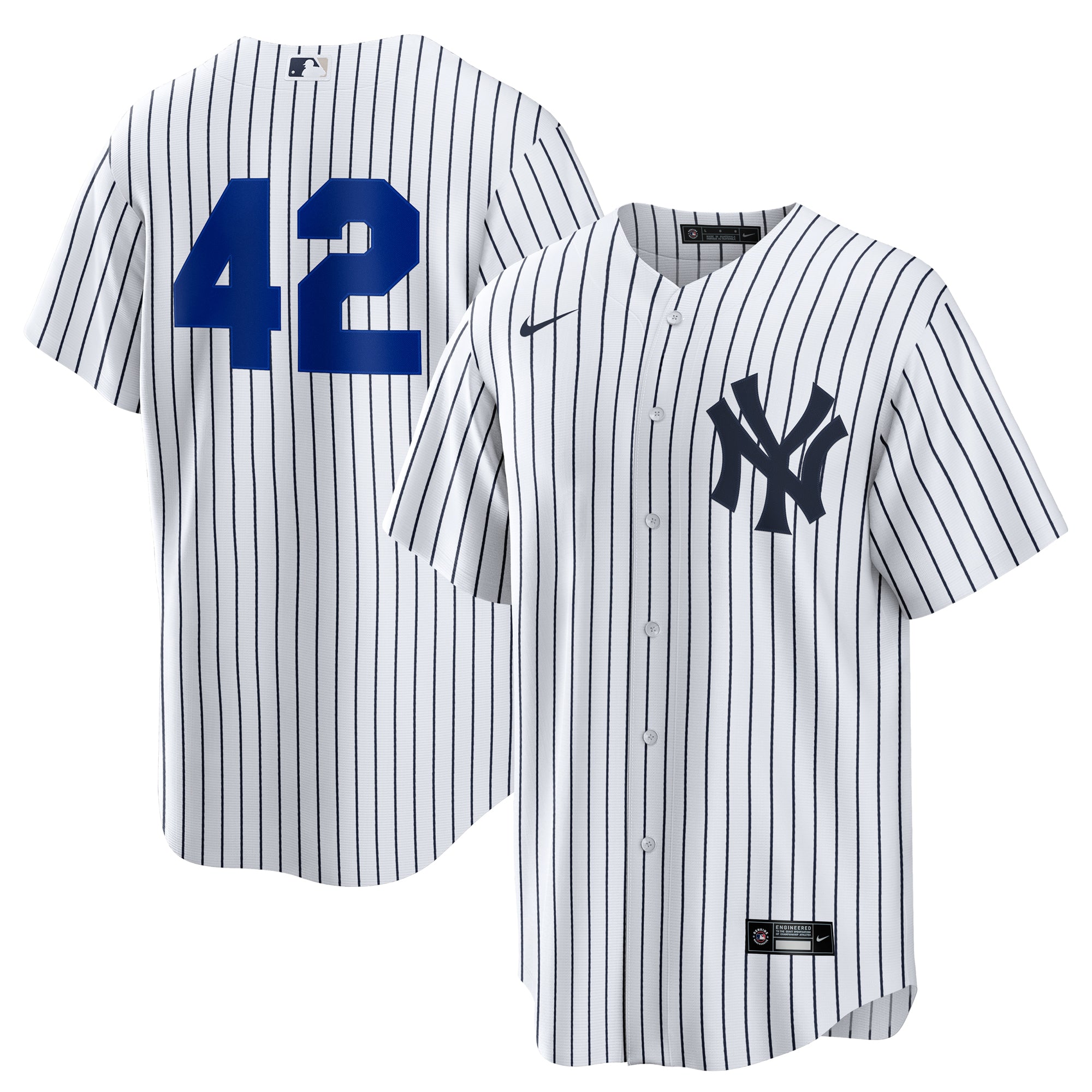Men's Nike White New York Yankees Home  2025 Jackie Robinson Day Replica Jersey