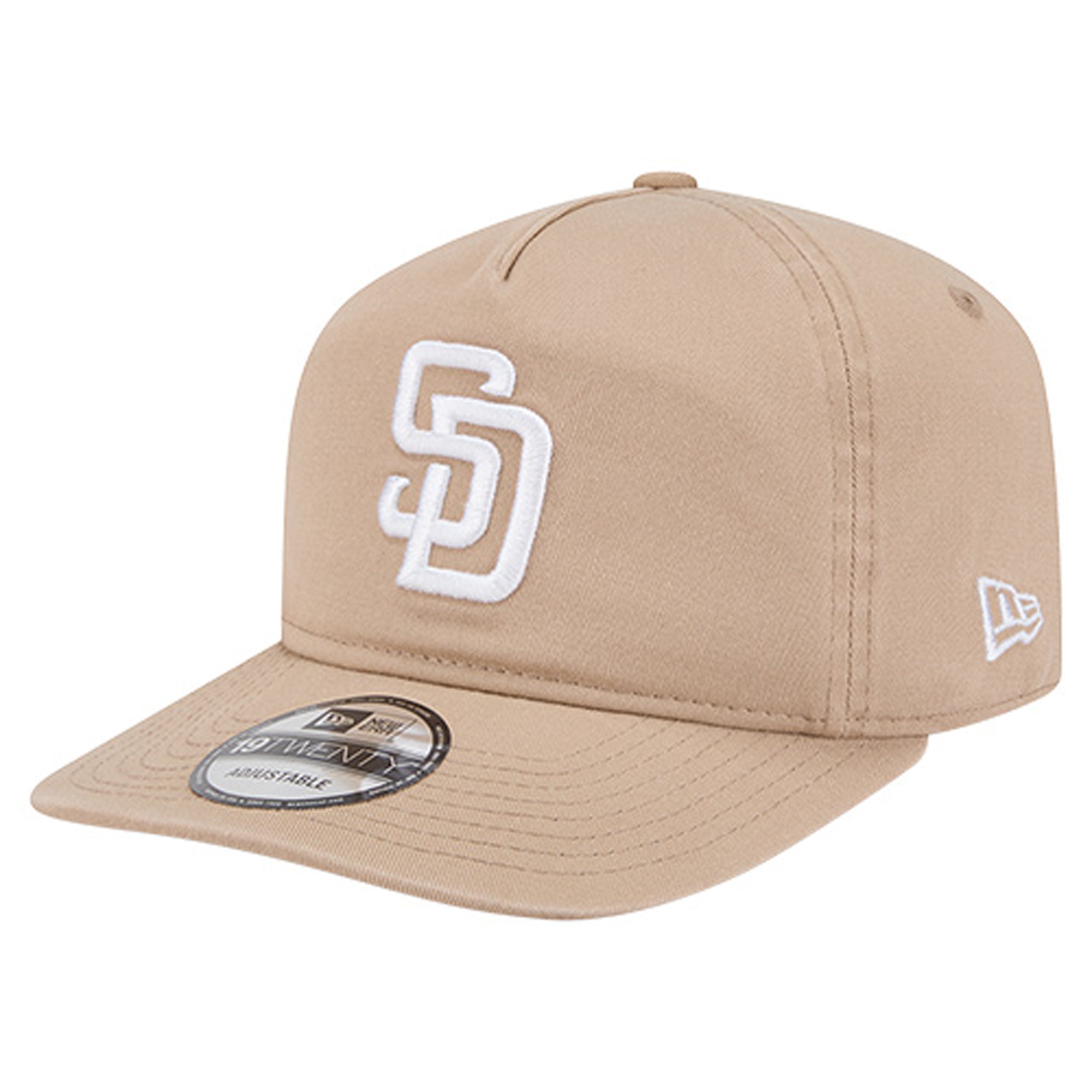 Men's New Era Light Beige San Diego Padres Cam 19TWENTY Adjustable Hat