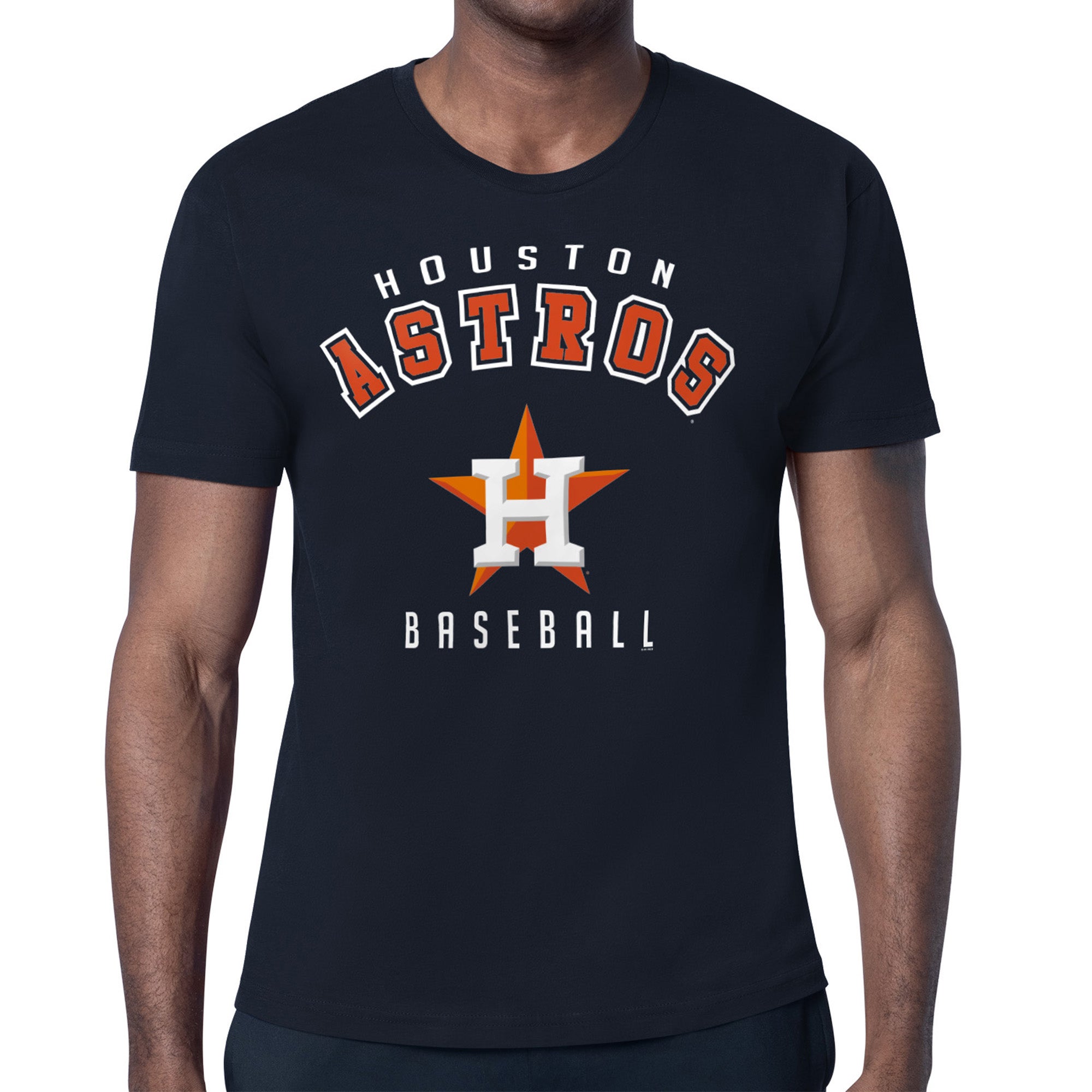 Men's Starter Navy Houston Astros Team Logo T-Shirt