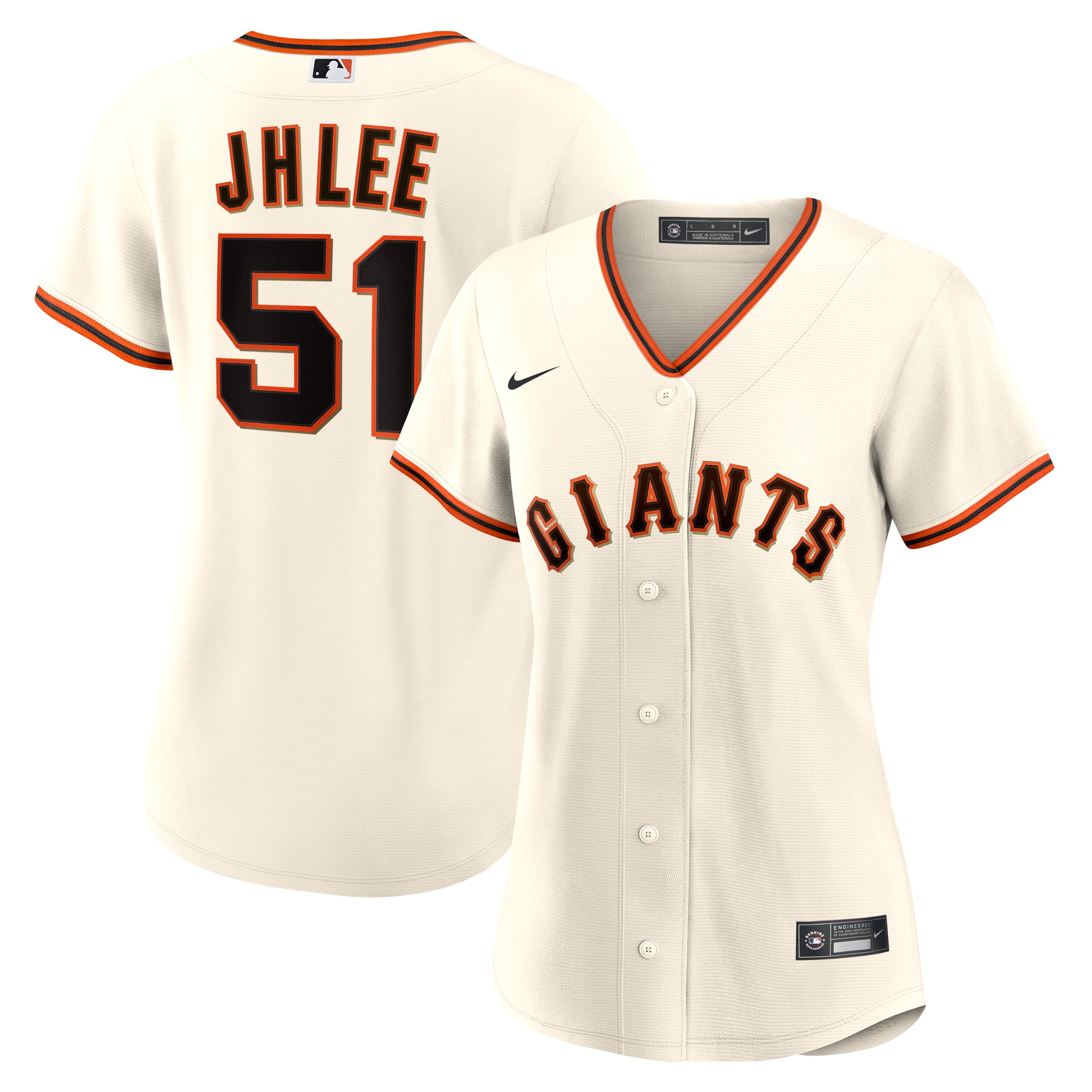 Women's Nike Jung Hoo Lee Cream San Francisco Giants Home Replica Jersey