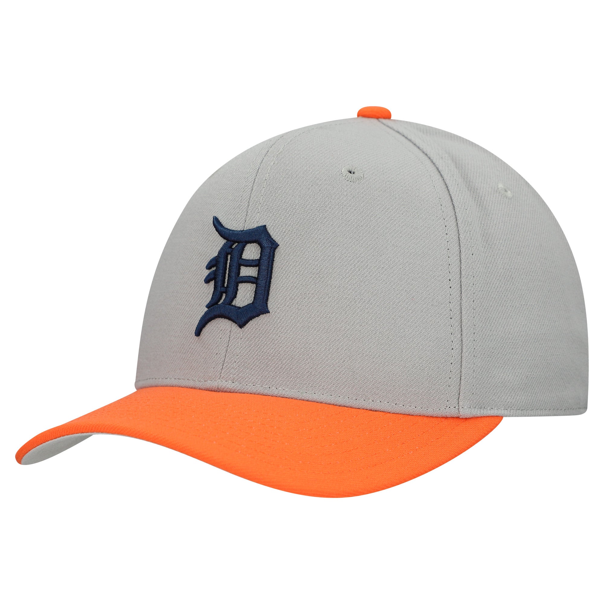 Unisex Mitchell & Ness  Gray Detroit Tigers Basic Pro Adjustable Hat