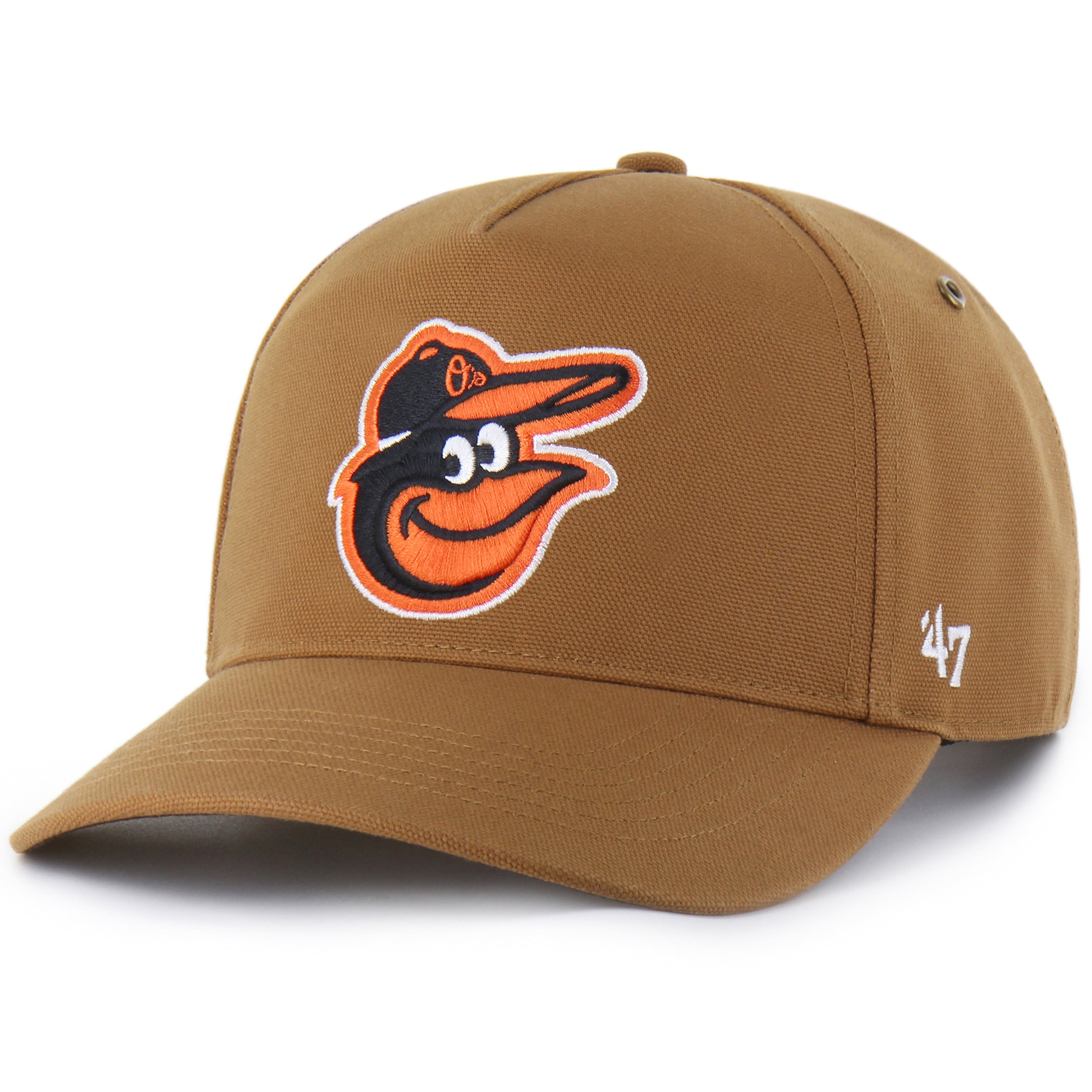 Men's Carhartt x '47  Brown Baltimore Orioles Hitch Adjustable Hat