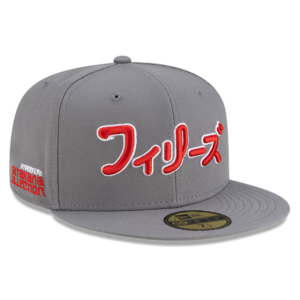 Men's New Era x Hyperfly Gray Philadelphia Phillies 59FIFTY Fitted Hat