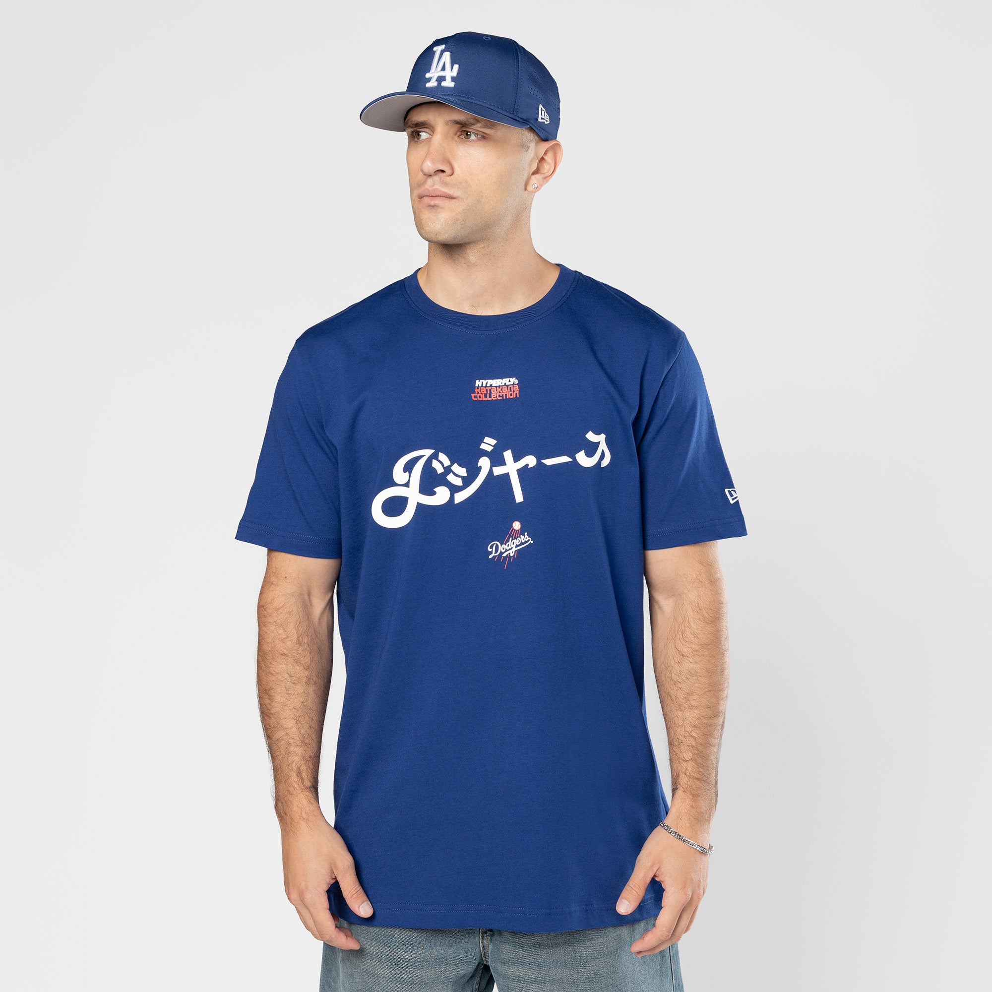 Men's New Era x Hyperfly Royal Los Angeles Dodgers T-Shirt