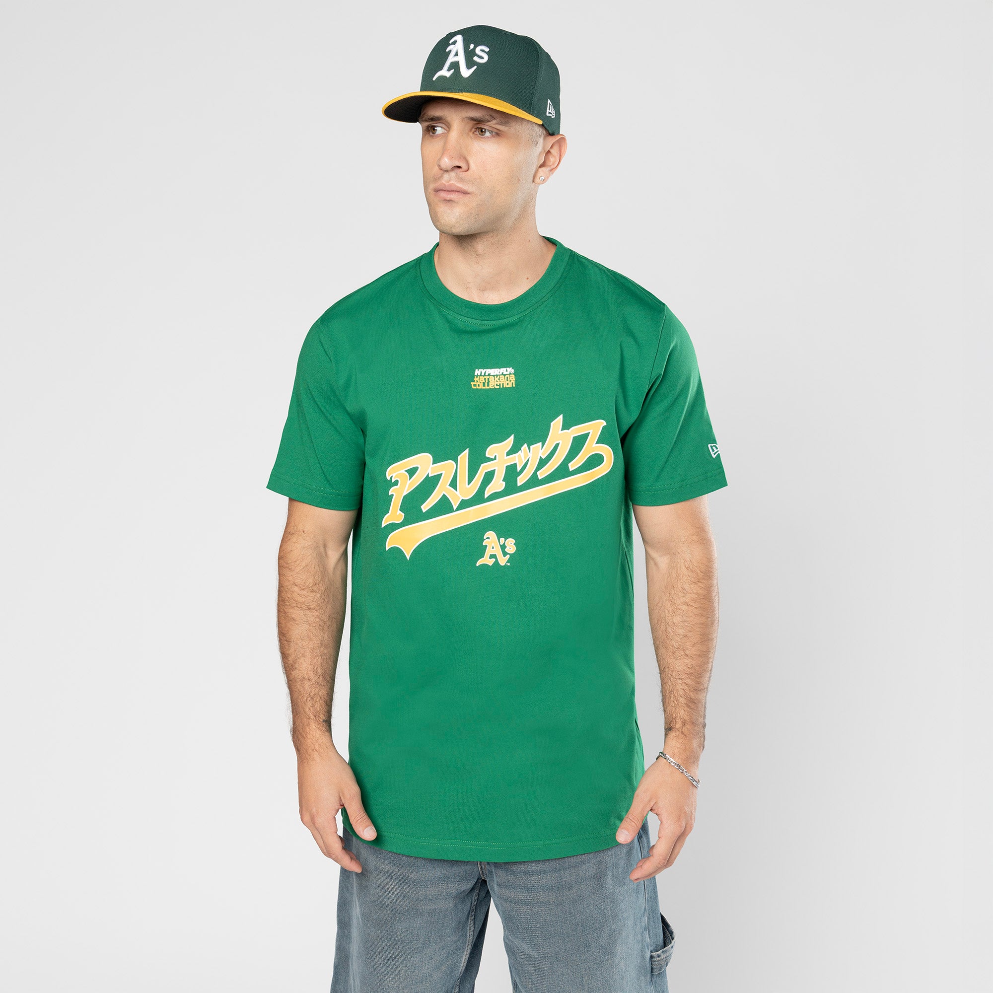 Men's New Era x Hyperfly Green Athletics T-Shirt