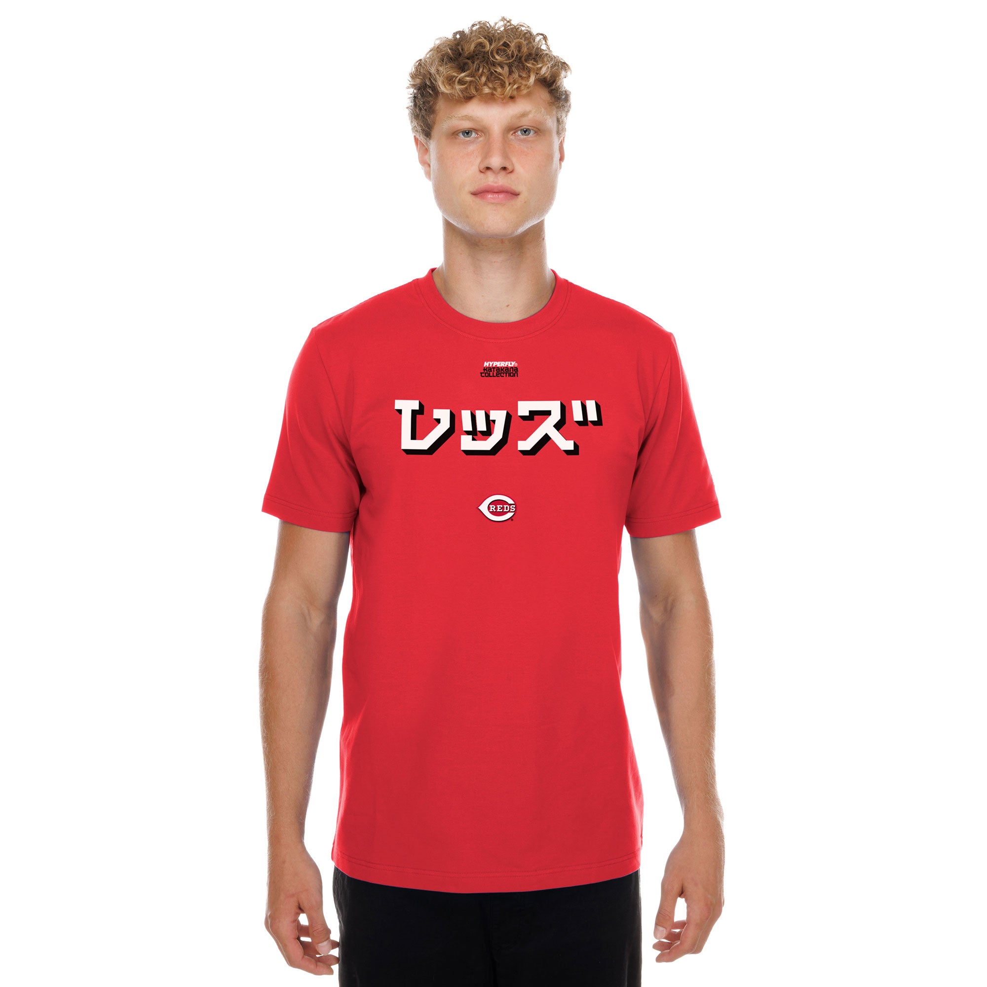 Men's New Era x Hyperfly Red Cincinnati Reds T-Shirt