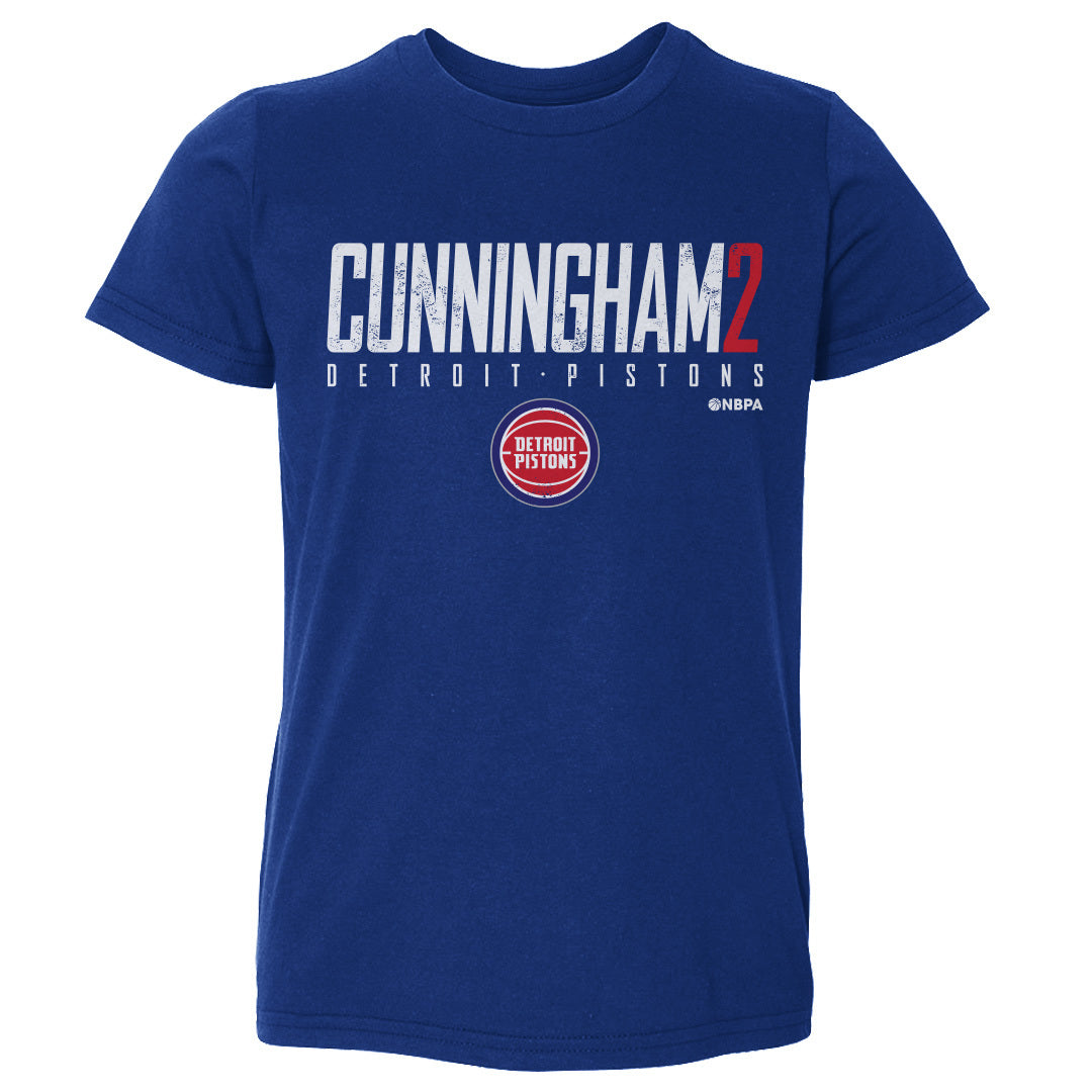 Toddler 500 Level Cade Cunningham Blue Detroit Pistons Elite T-Shirt