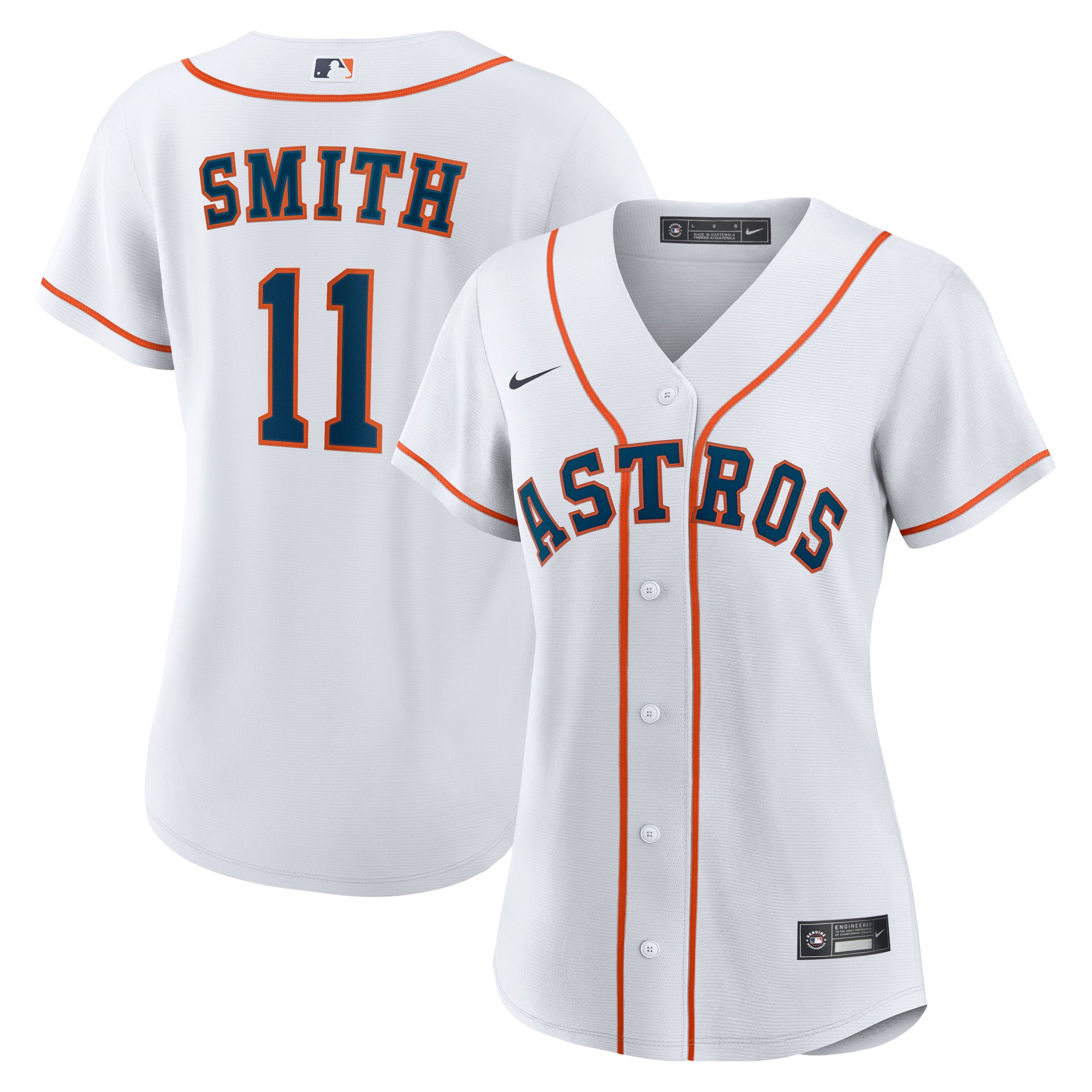 Women's Nike Cam Smith White Houston Astros Home Replica Jersey