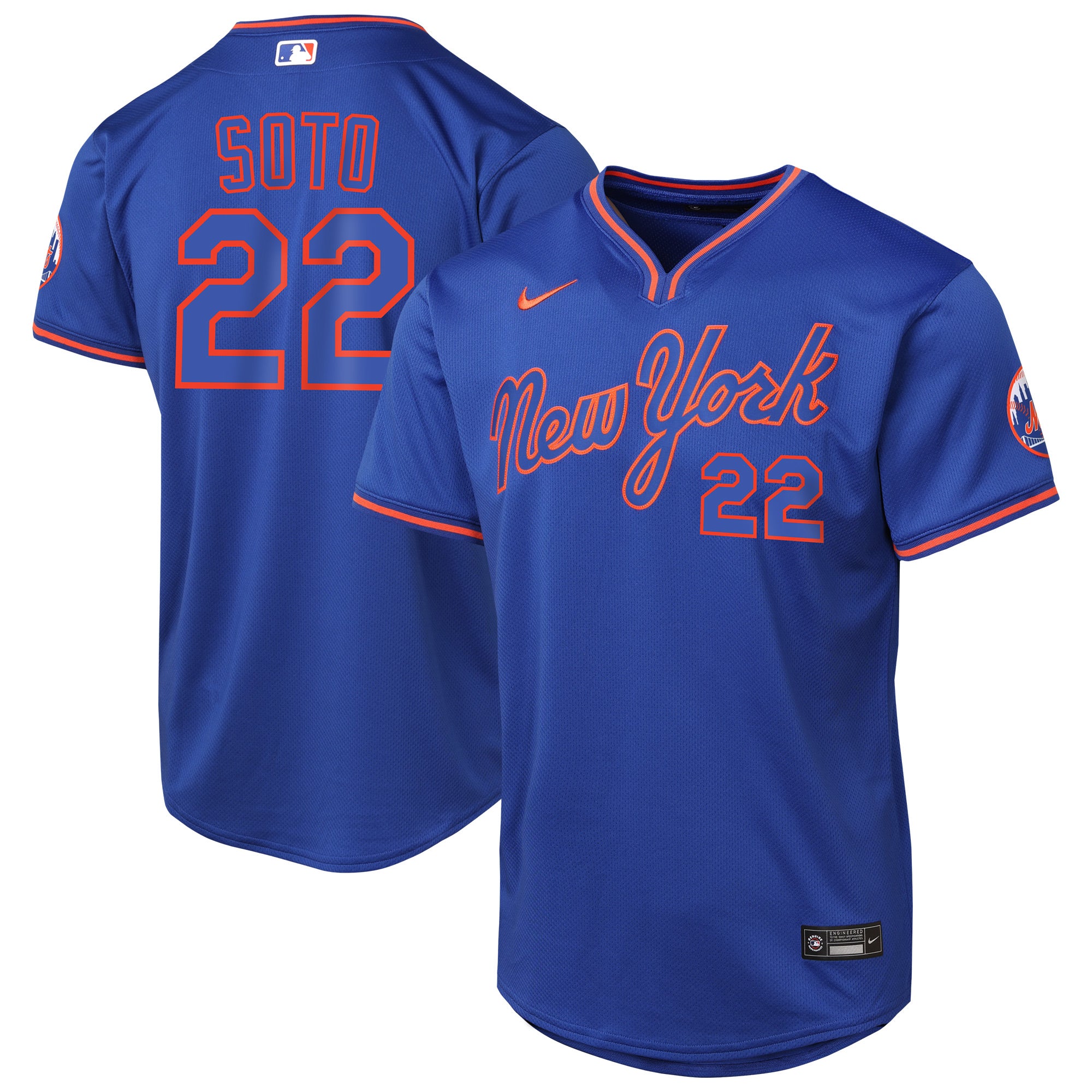 Youth Nike Juan Soto Royal New York Mets Alternate 2 Limited Jersey