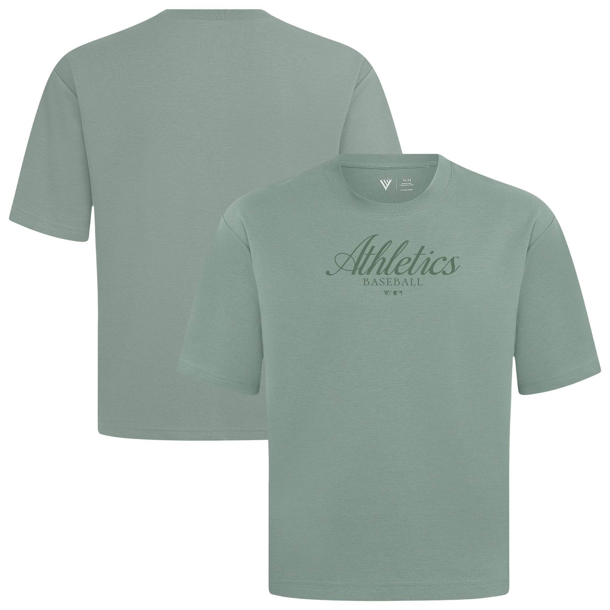 Men's Levelwear Green Athletics Ethereal Oversized Luxe Signature Knit T-Shirt