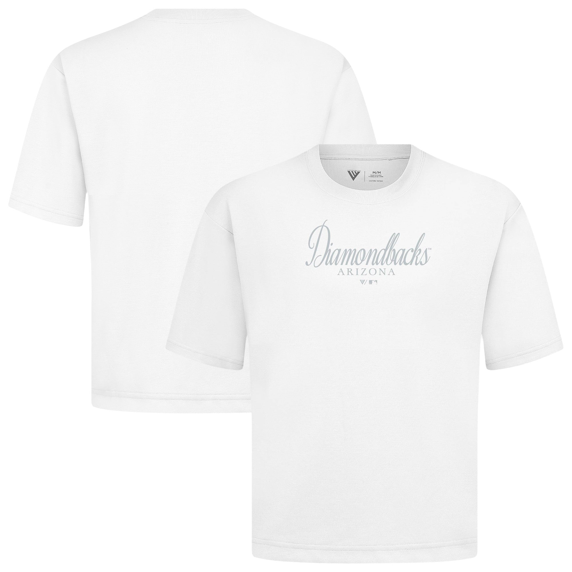 Men's Levelwear White Arizona Diamondbacks Ethereal Oversized Luxe Signature Knit T-Shirt