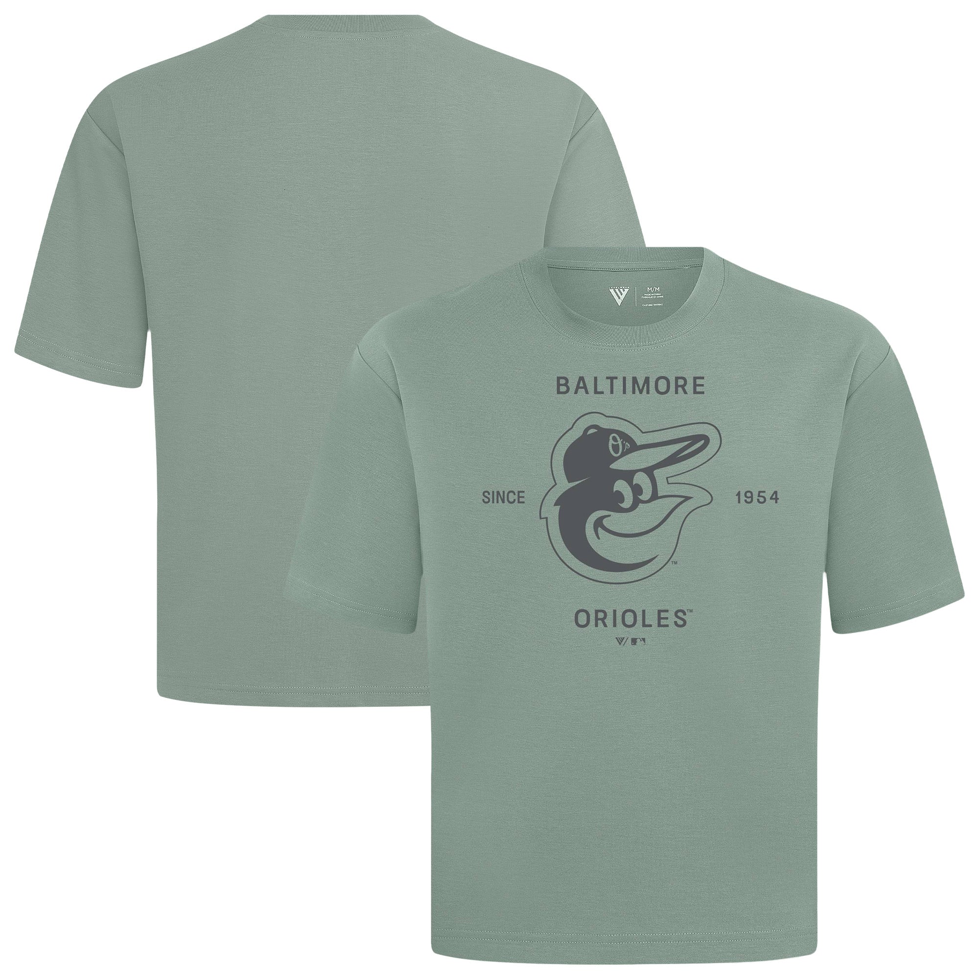 Men's Levelwear Green Baltimore Orioles Crossway Oversized Luxe Signature Knit T-Shirt