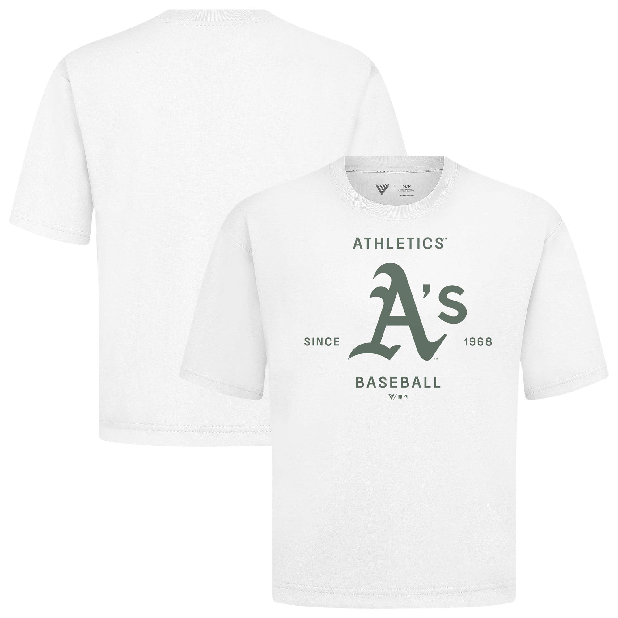 Men's Levelwear White Athletics Crossway Oversized Luxe Signature Knit T-Shirt