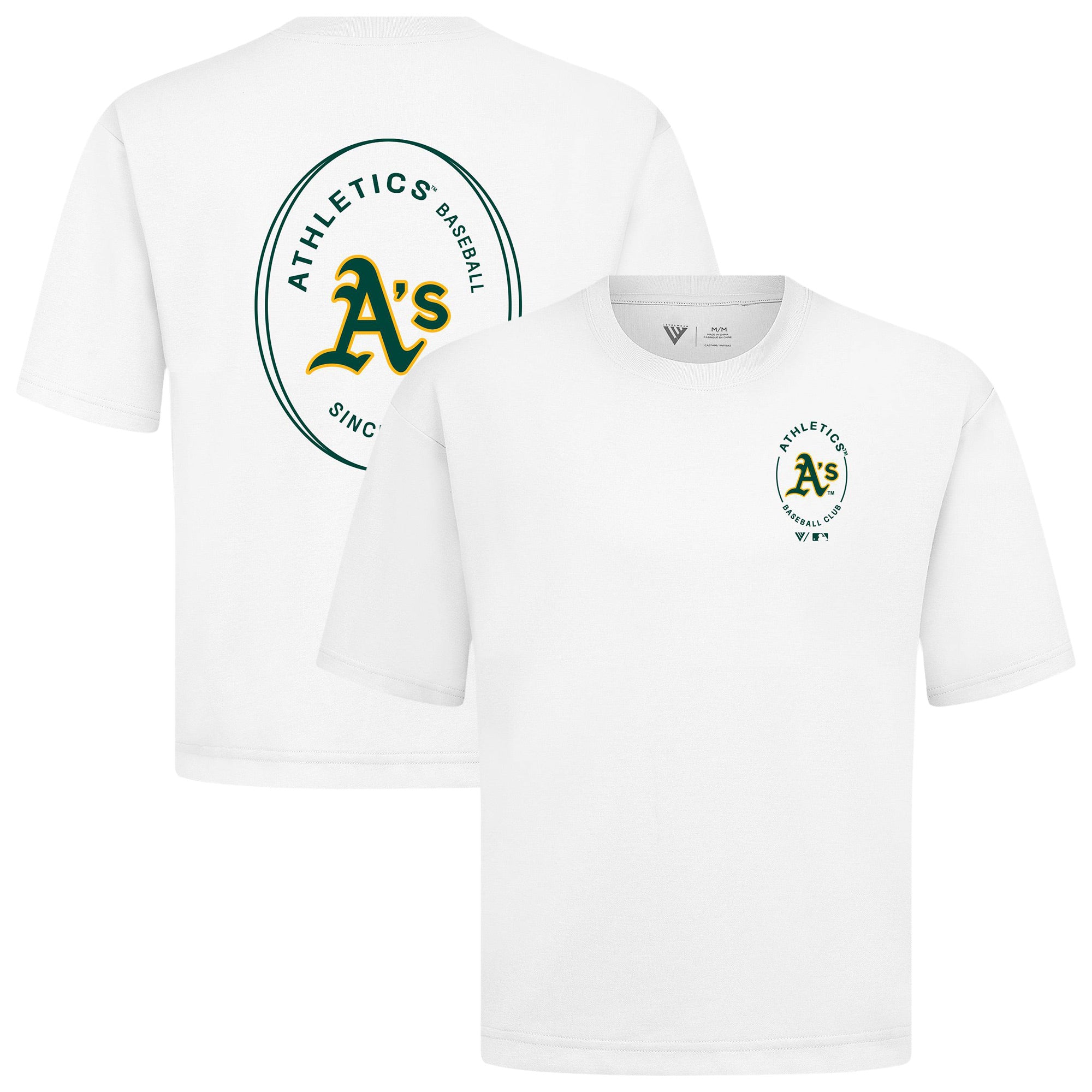 Men's Levelwear White Athletics Signet Oversized Luxe Signature Knit T-Shirt