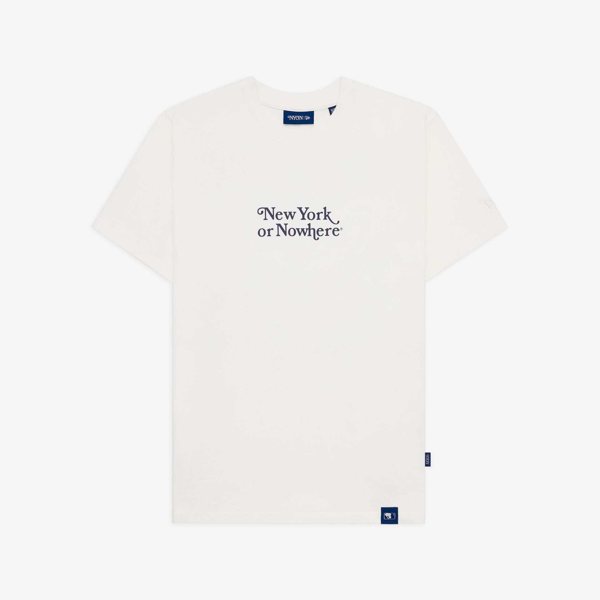 Men's New York or Nowhere x New Era White New York Yankees Motto T-Shirt