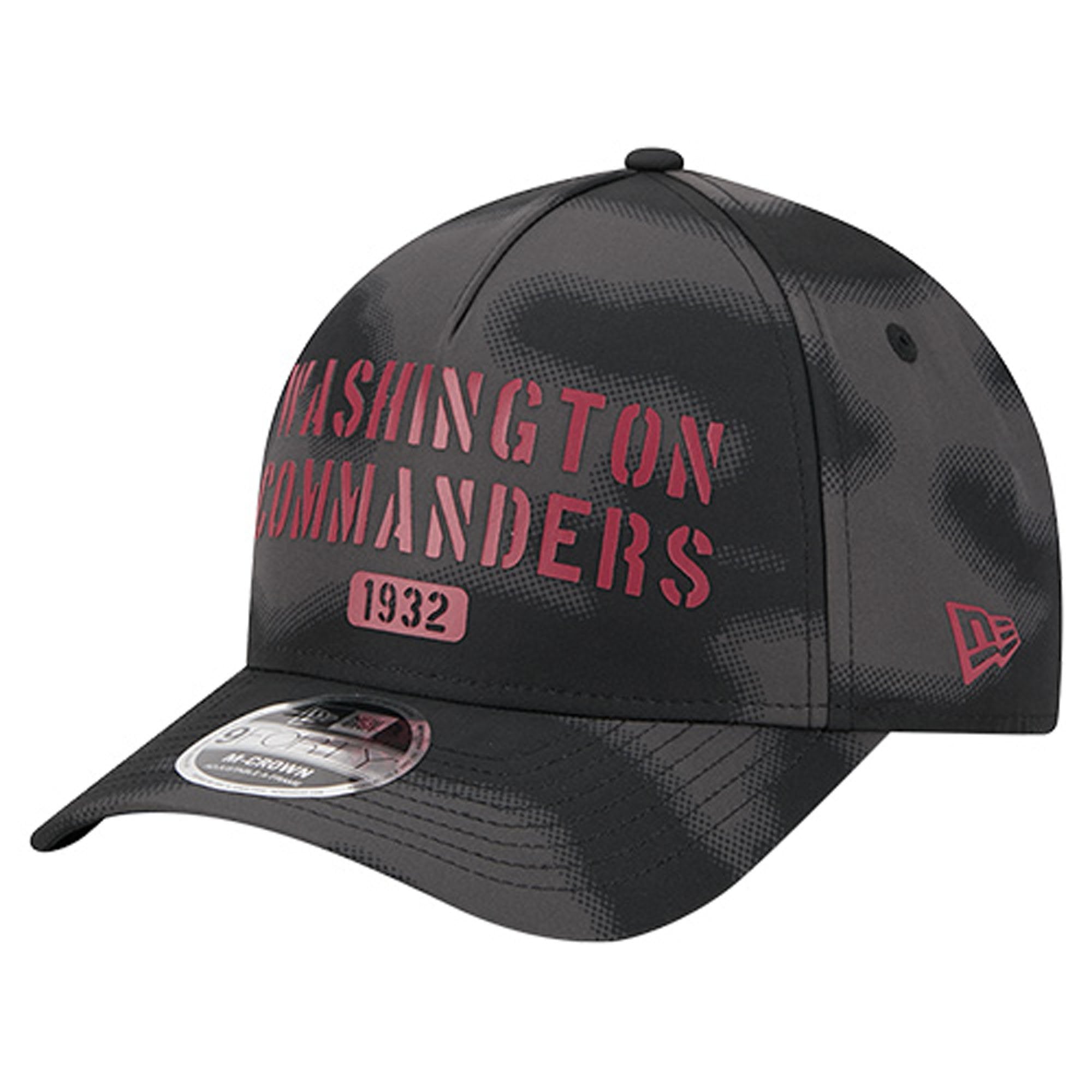 Men's New Era Gray Washington Commanders Halftone Camo 9FORTY Hat