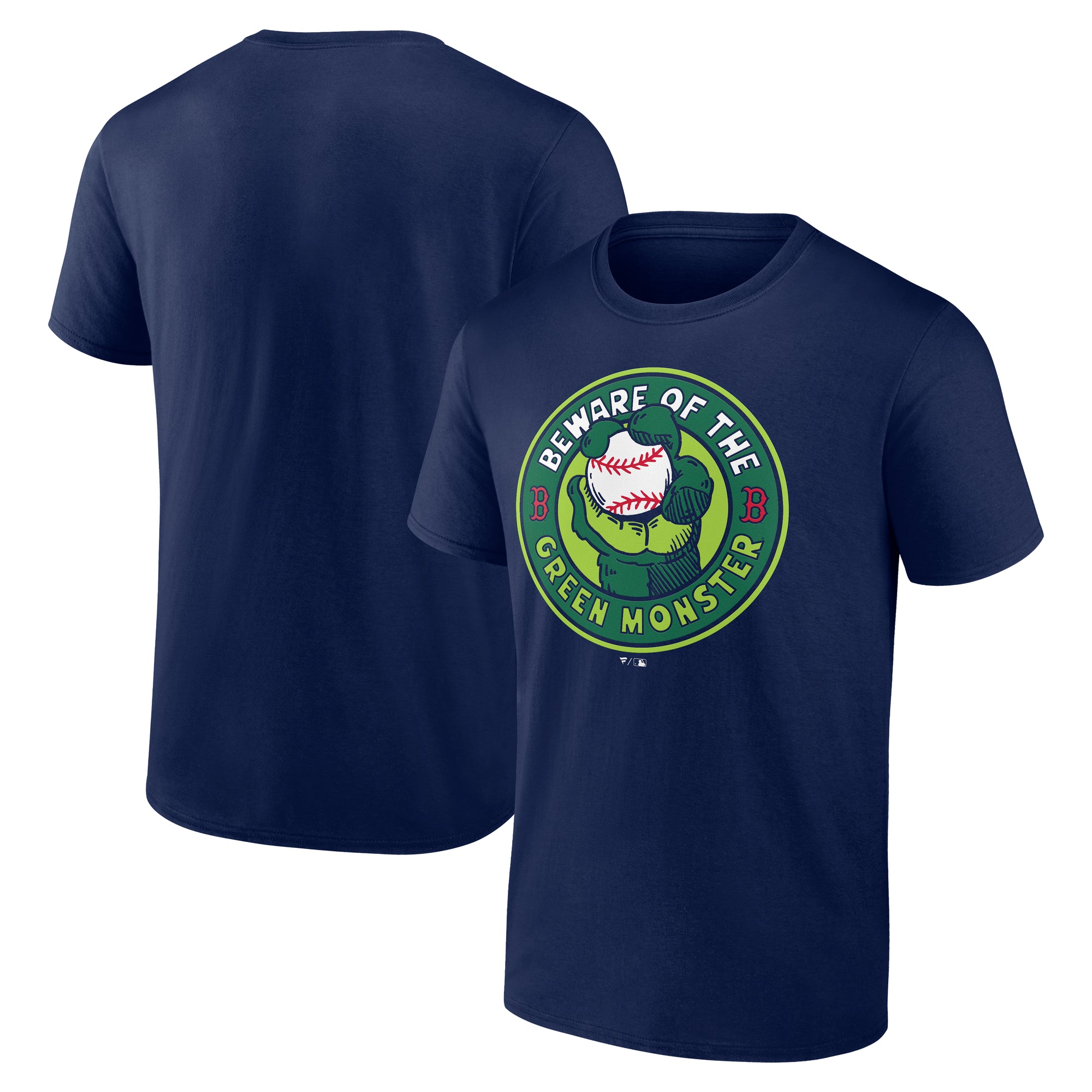 Men's Navy Boston Red Sox Green Monster Hometown T-Shirt