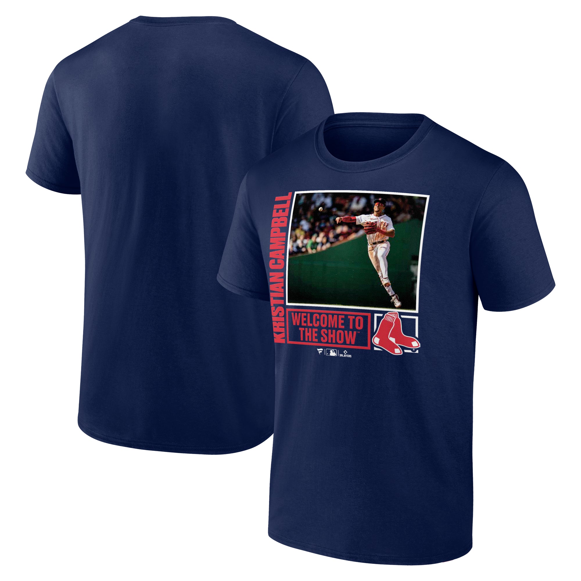 Men's Kristian Campbell Navy Boston Red Sox Player Call-Up T-Shirt