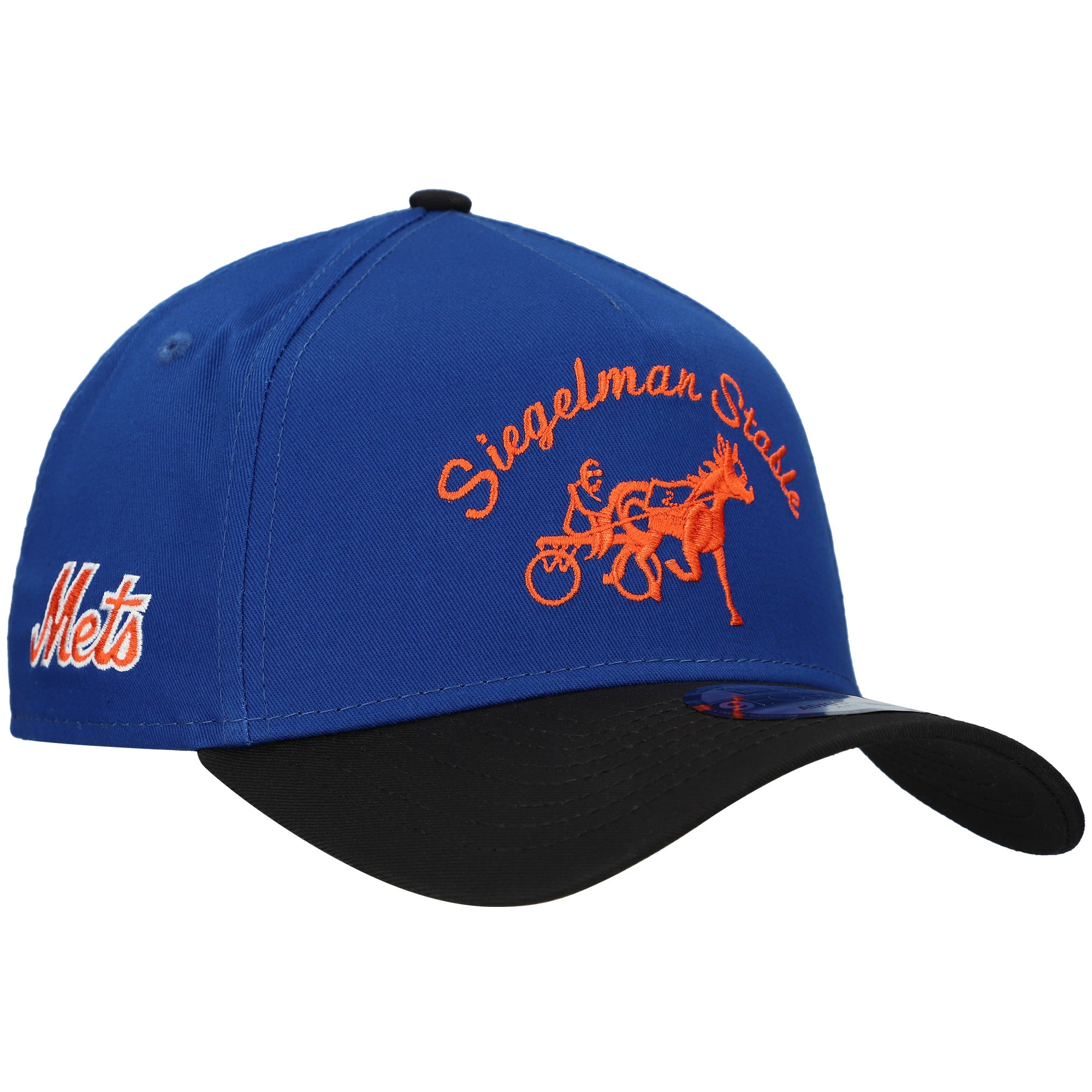 Men's New Era Royal/Black Siegelman Stable x New York Mets 9FORTY A-Frame Snapback Hat