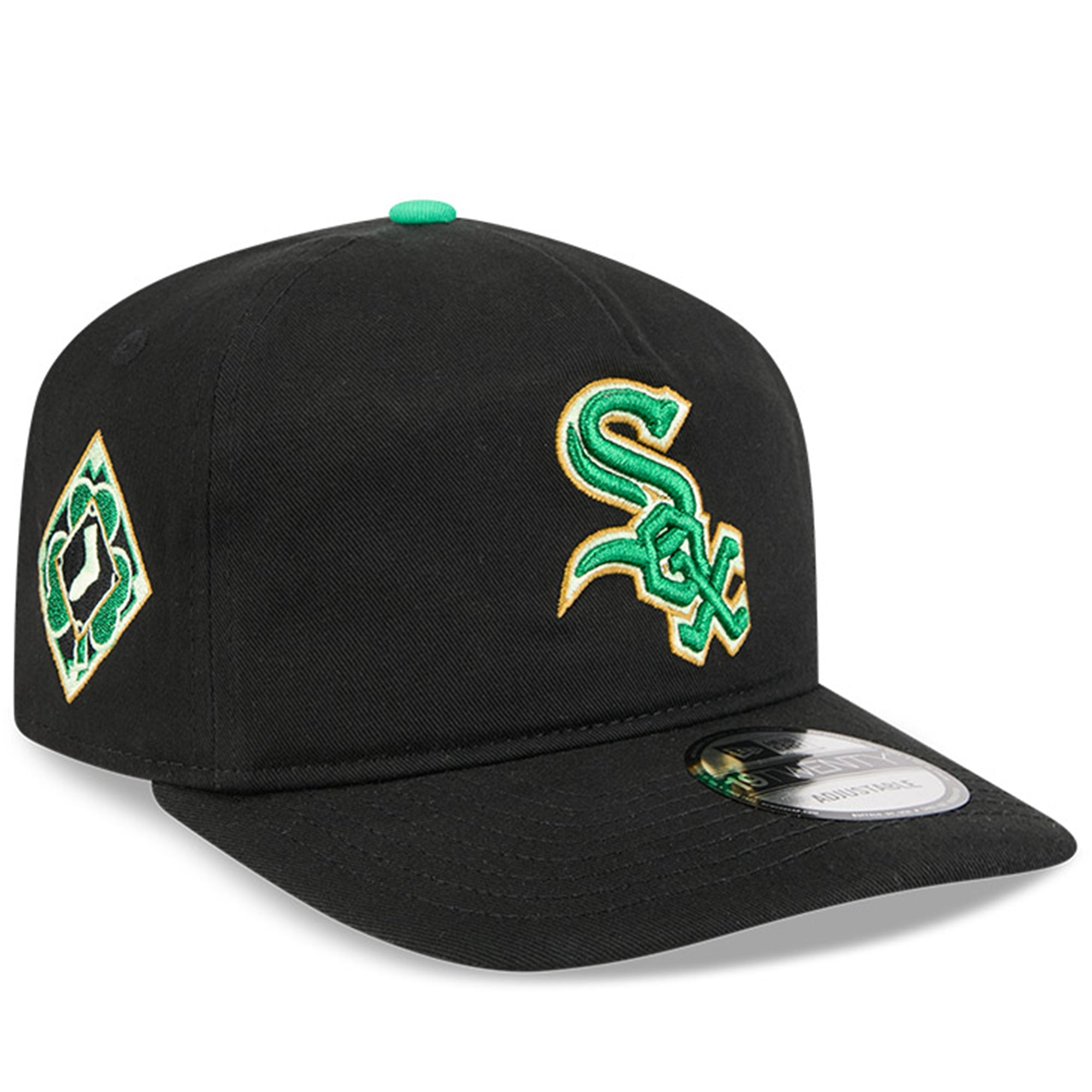 Men's New Era  Black Chicago White Sox 2026 St. Patrick's Day 19TWENTY Adjustable Hat