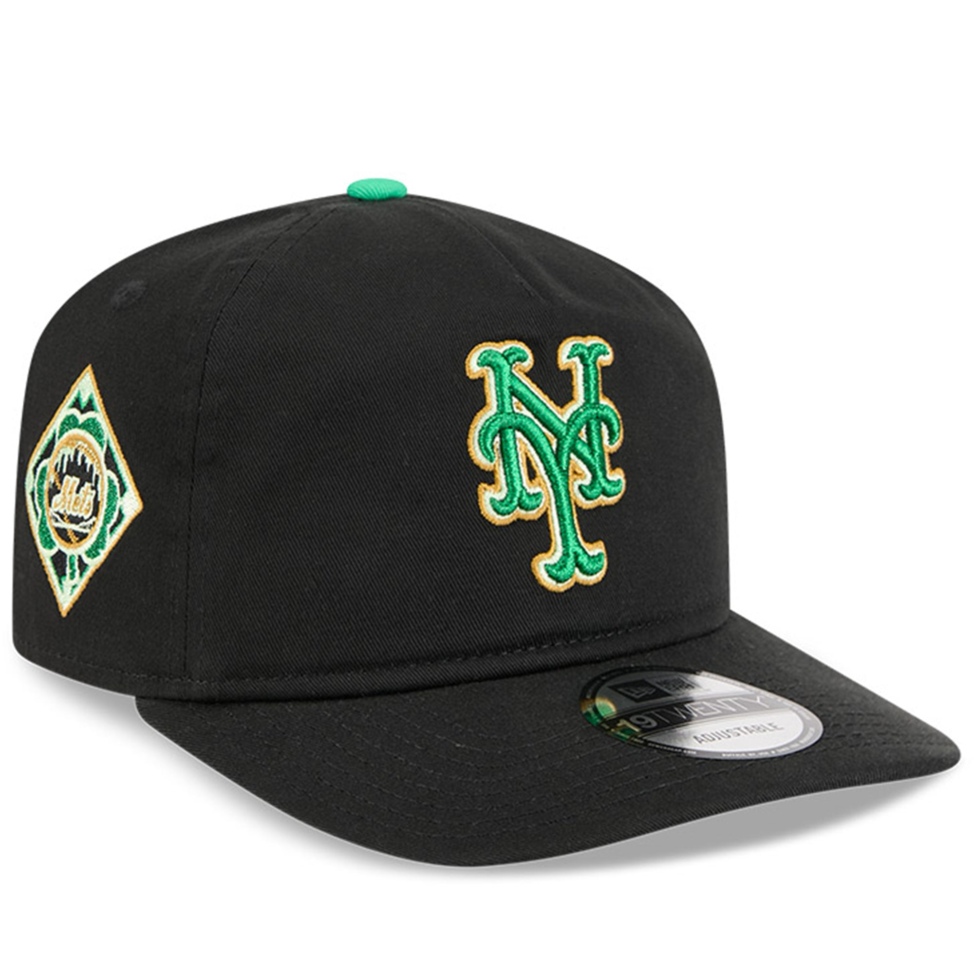 Men's New Era  Black New York Mets 2026 St. Patrick's Day 19TWENTY Adjustable Hat
