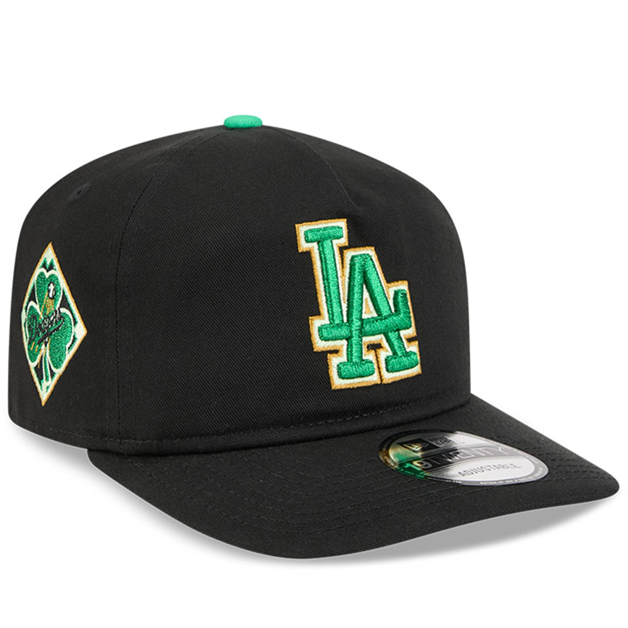 Men's New Era  Black Los Angeles Dodgers 2026 St. Patrick's Day 19TWENTY Adjustable Hat