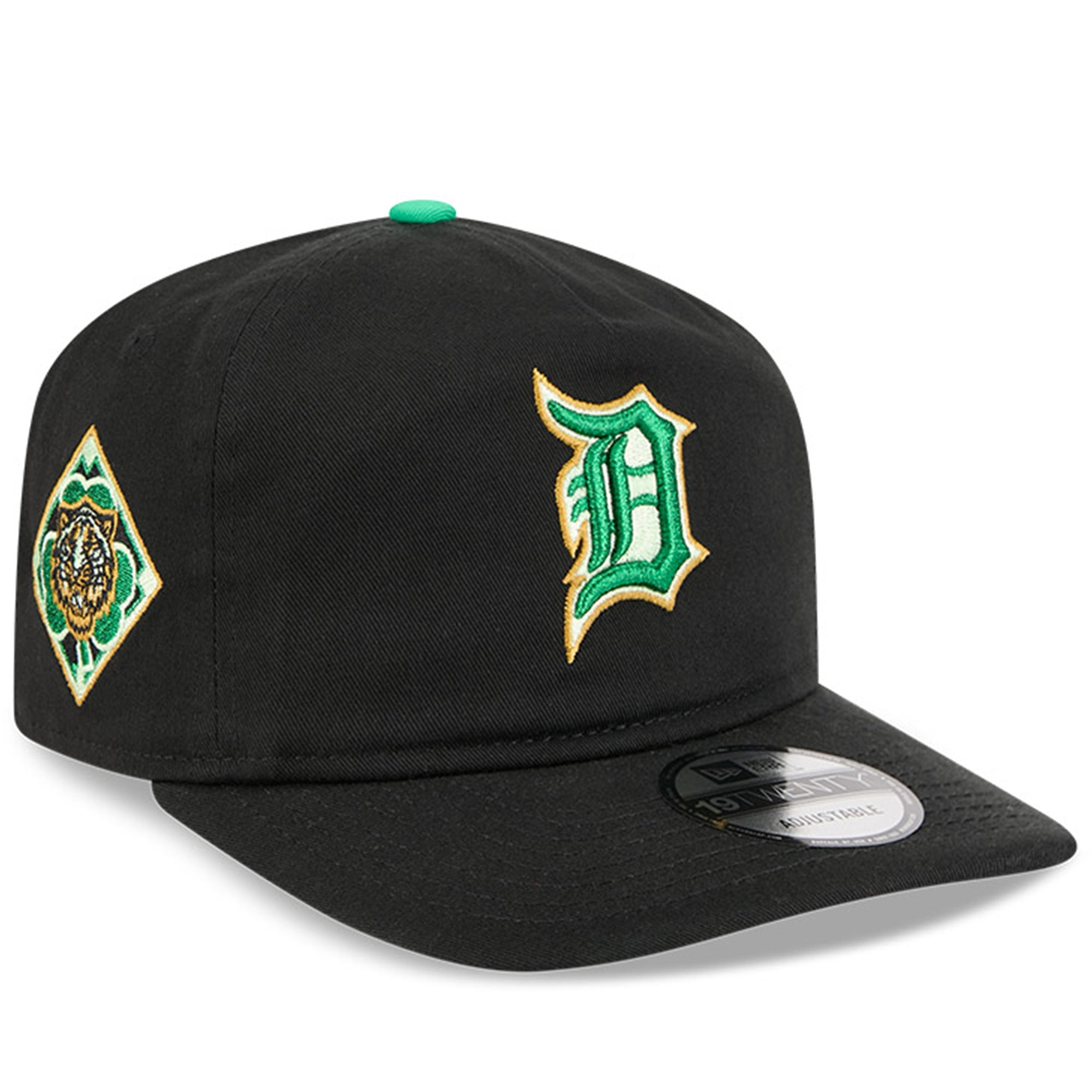 Men's New Era  Black Detroit Tigers 2026 St. Patrick's Day 19TWENTY Adjustable Hat