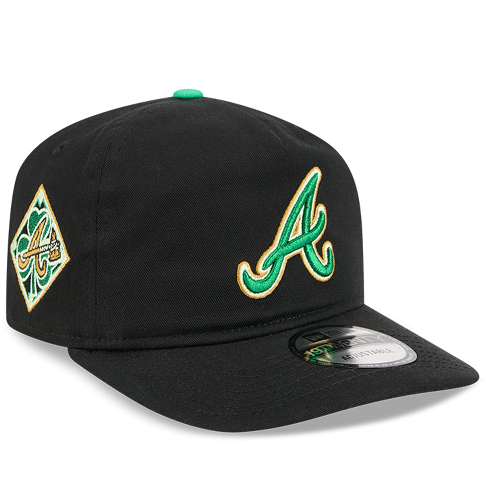 Men's New Era  Black Atlanta Braves 2026 St. Patrick's Day 19TWENTY Adjustable Hat