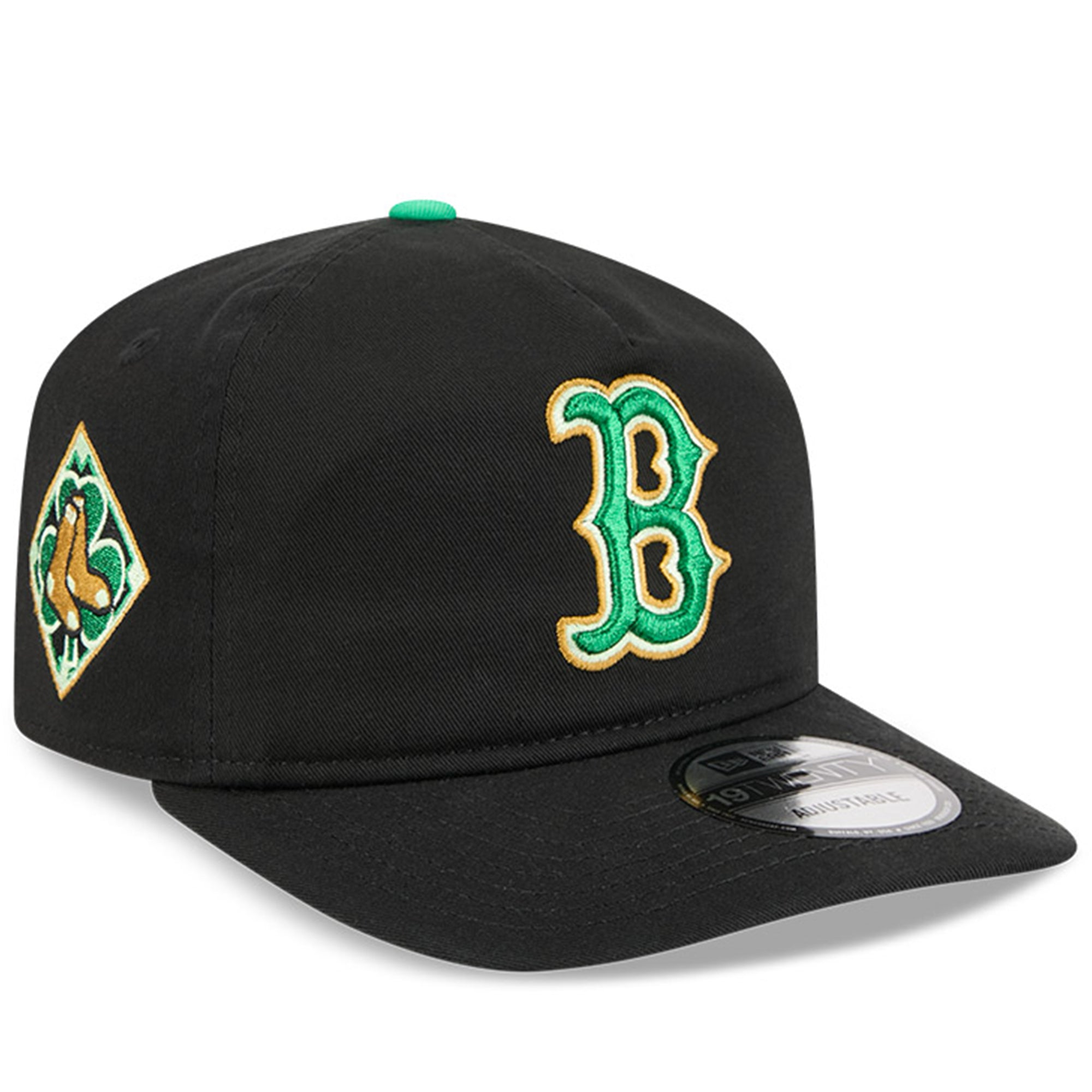 Men's New Era  Black Boston Red Sox 2026 St. Patrick's Day 19TWENTY Adjustable Hat